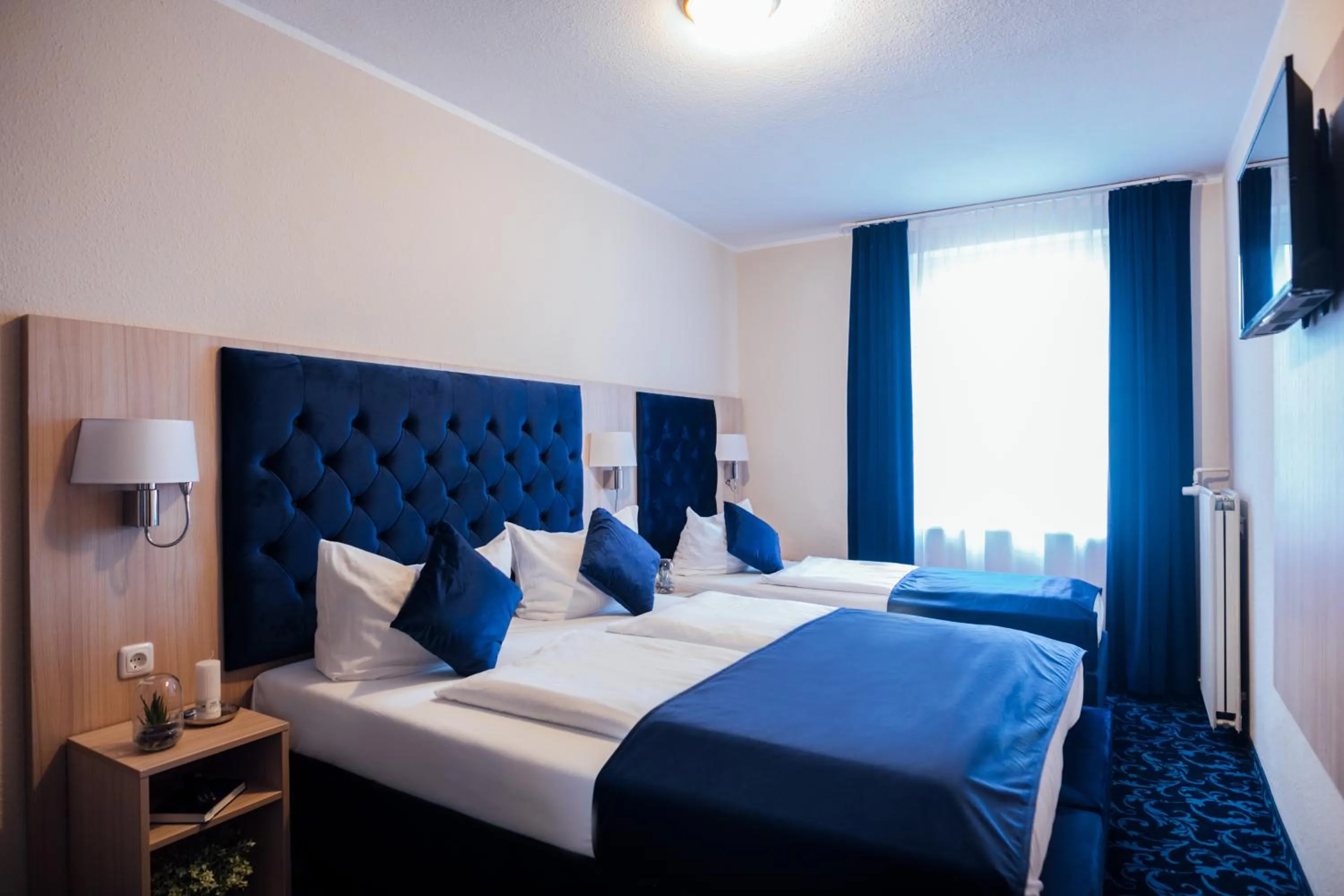 Bed in Hotel CULT Hamburg