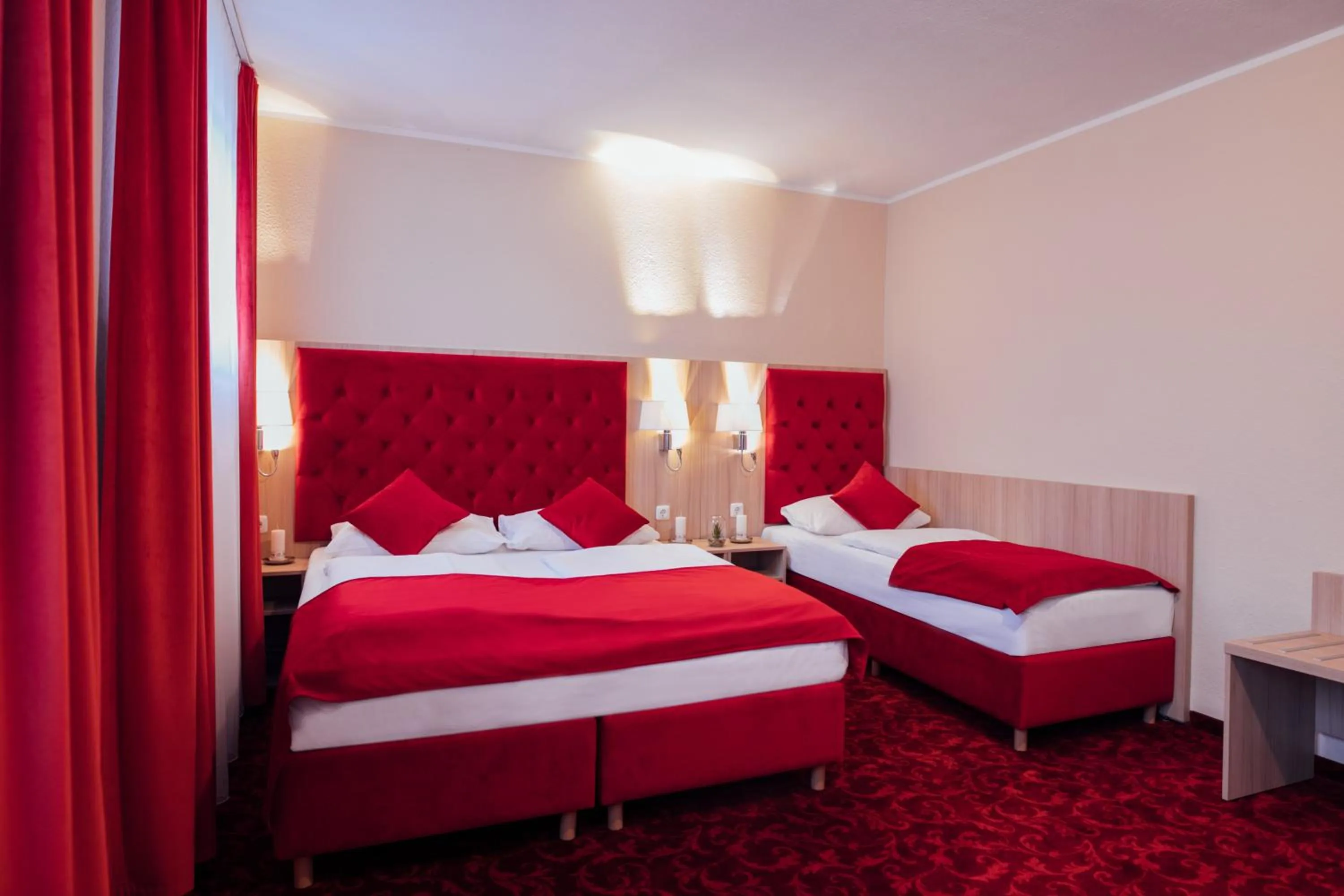 Bed in Hotel CULT Hamburg