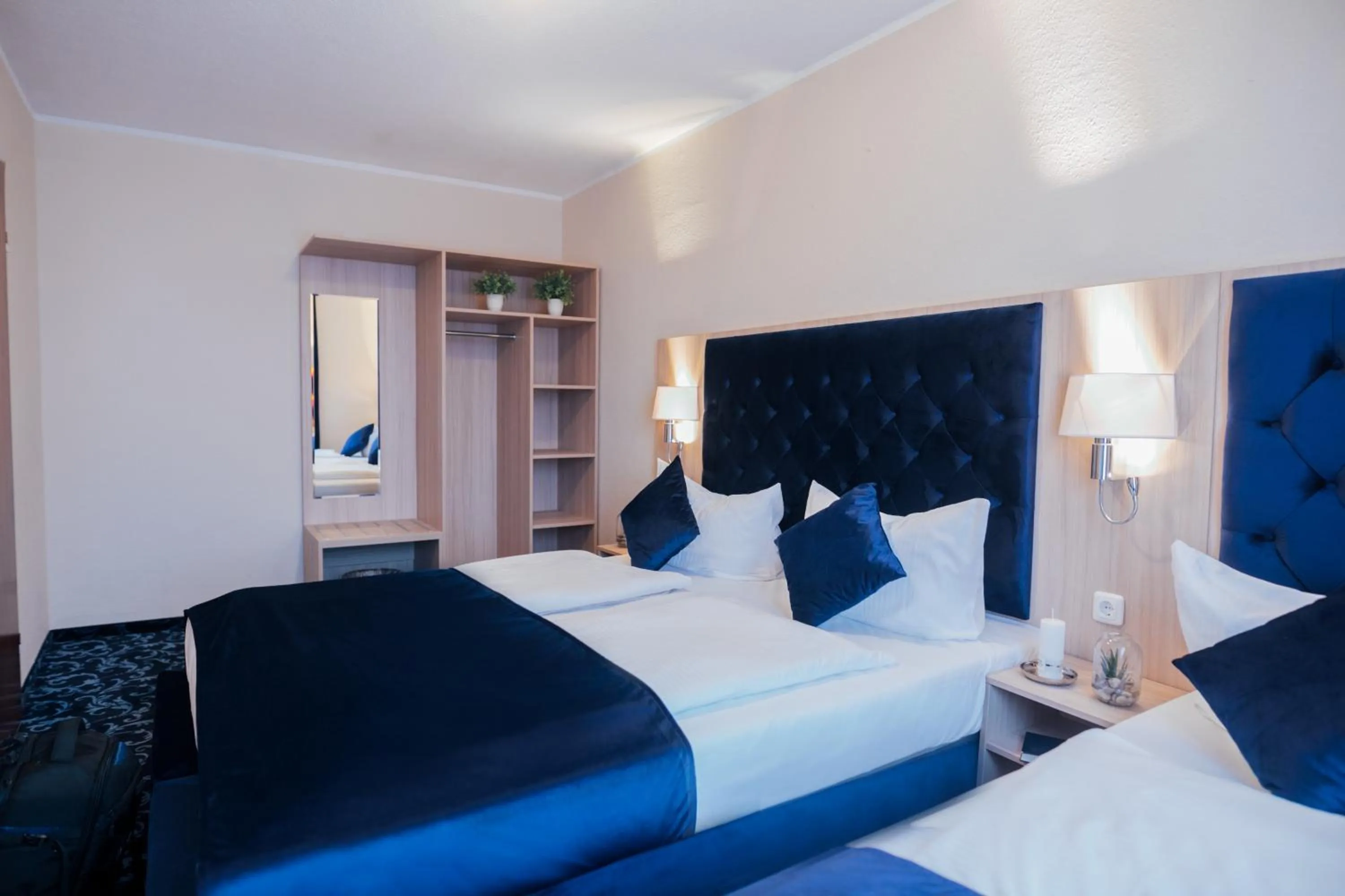 Bed in Hotel CULT Hamburg