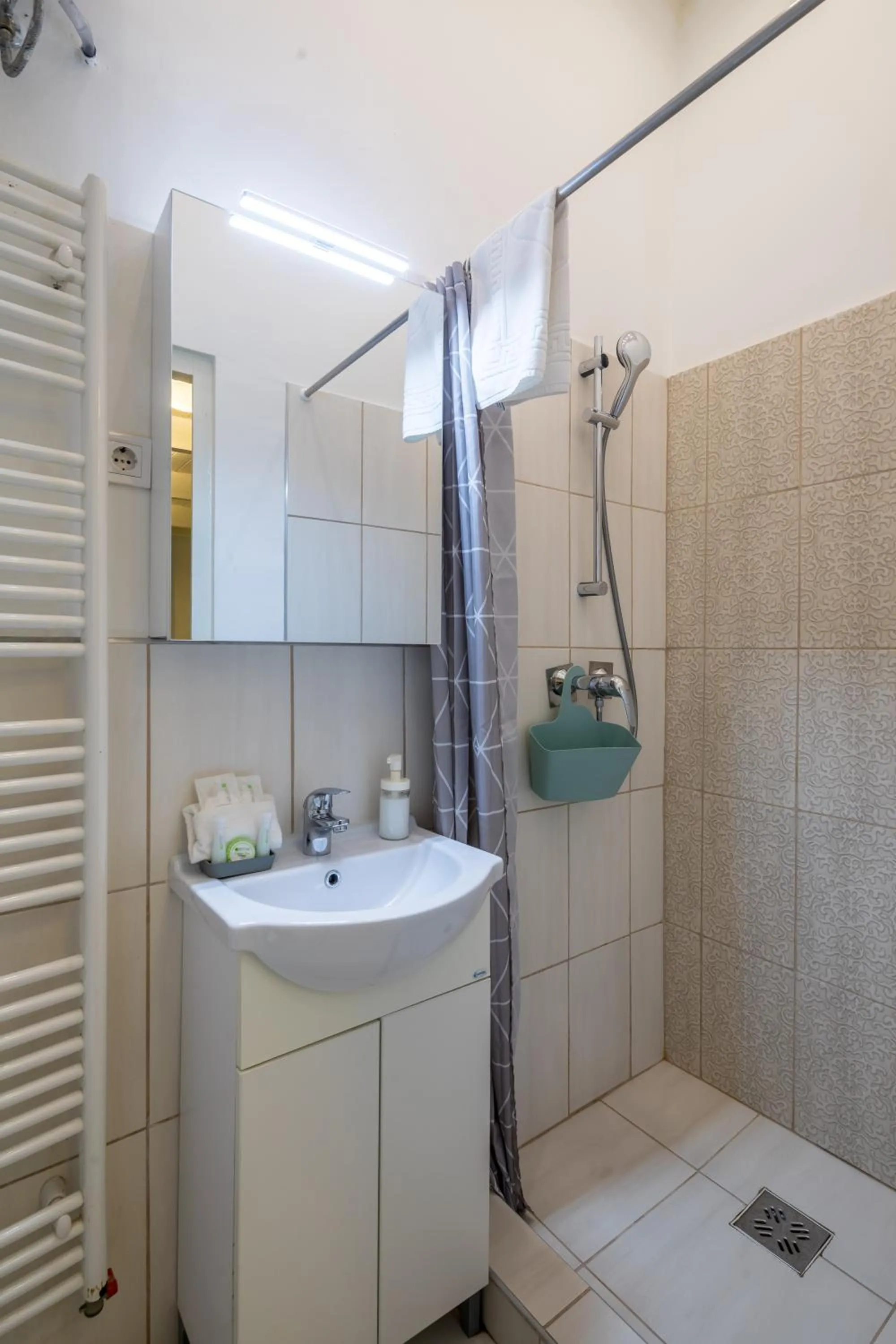Shower in Martha's Studio