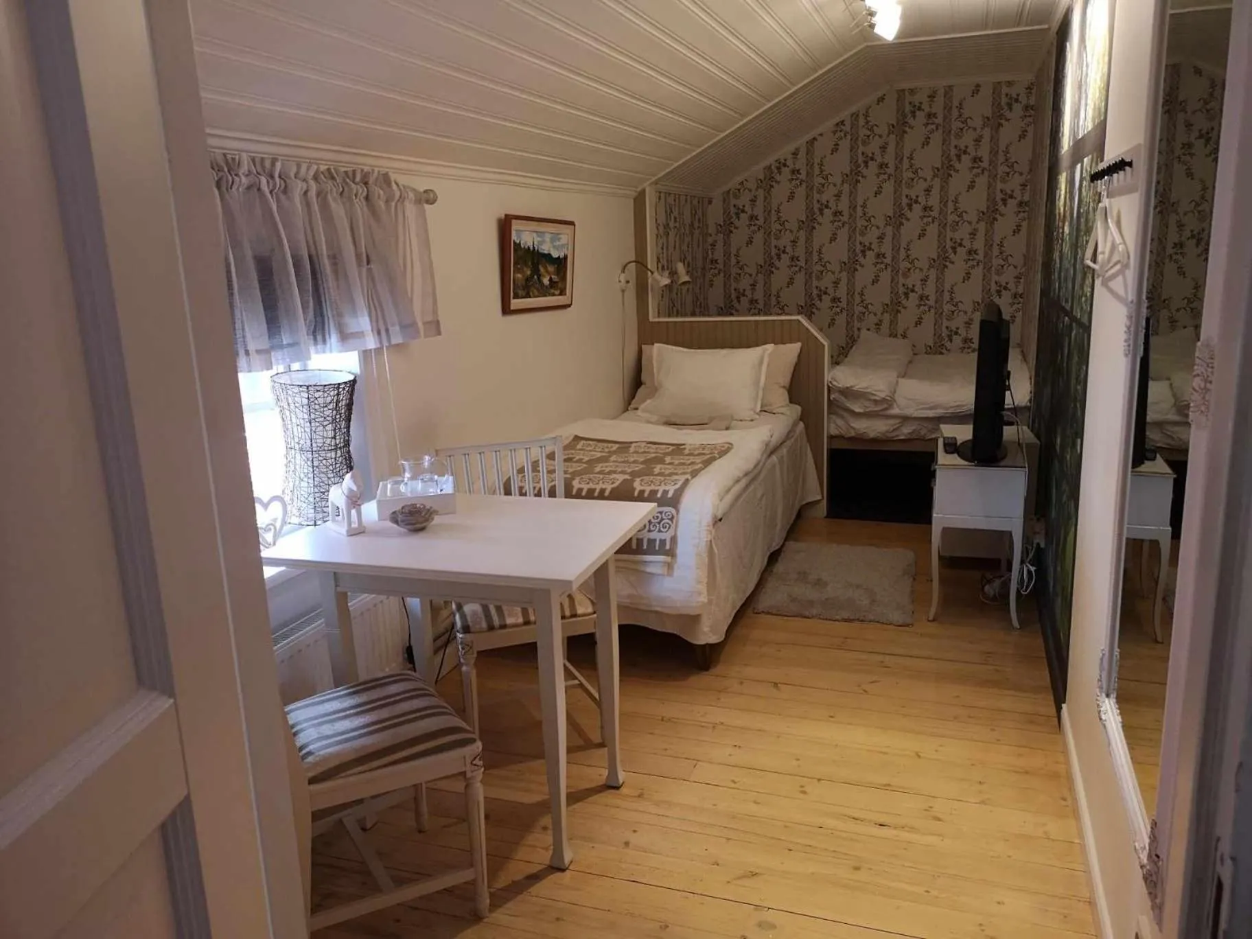 Bed in Kopparstugans Bed & Breakfast