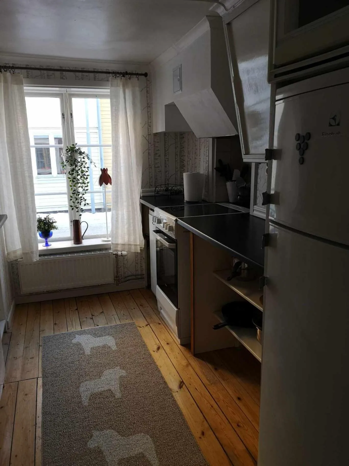 Kitchen or kitchenette in Kopparstugans Bed & Breakfast