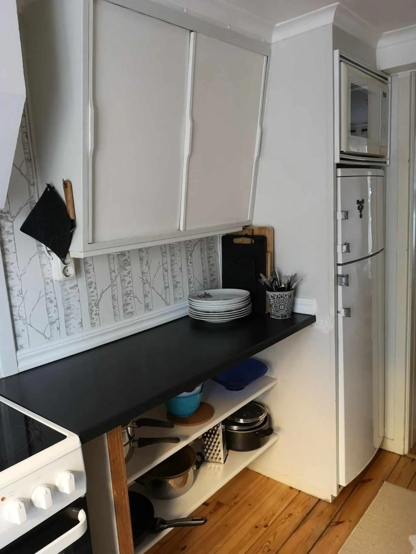 Kitchen or kitchenette in Kopparstugans Bed & Breakfast