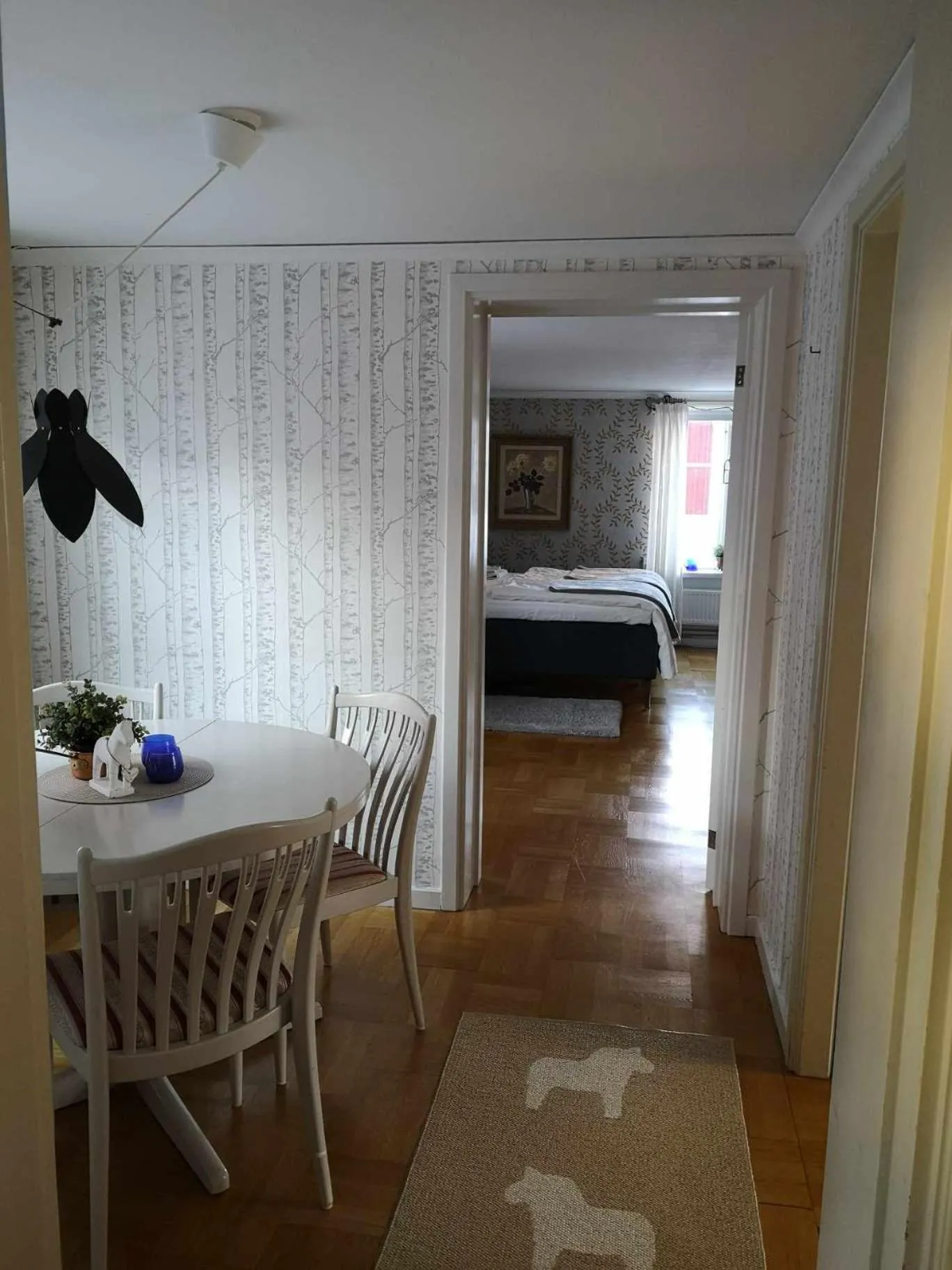 Bed in Kopparstugans Bed & Breakfast