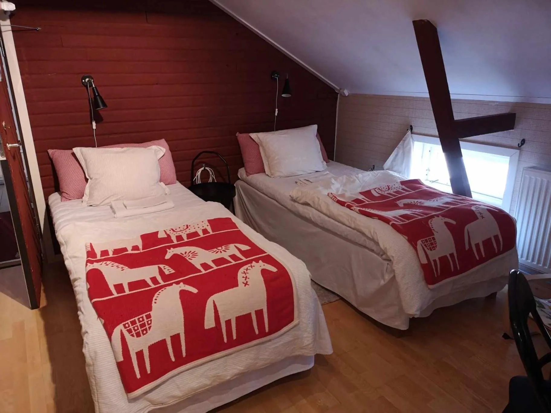 Bed in Kopparstugans Bed & Breakfast