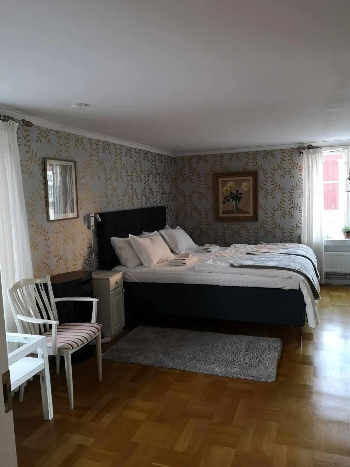 Bed in Kopparstugans Bed & Breakfast