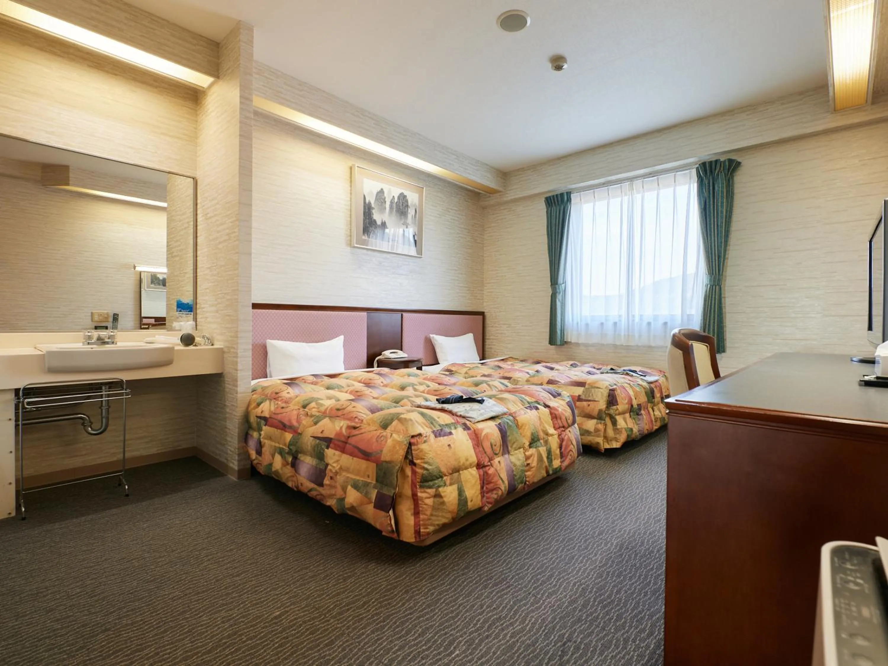 Photo of the whole room, Bed in Gamagori Hotel