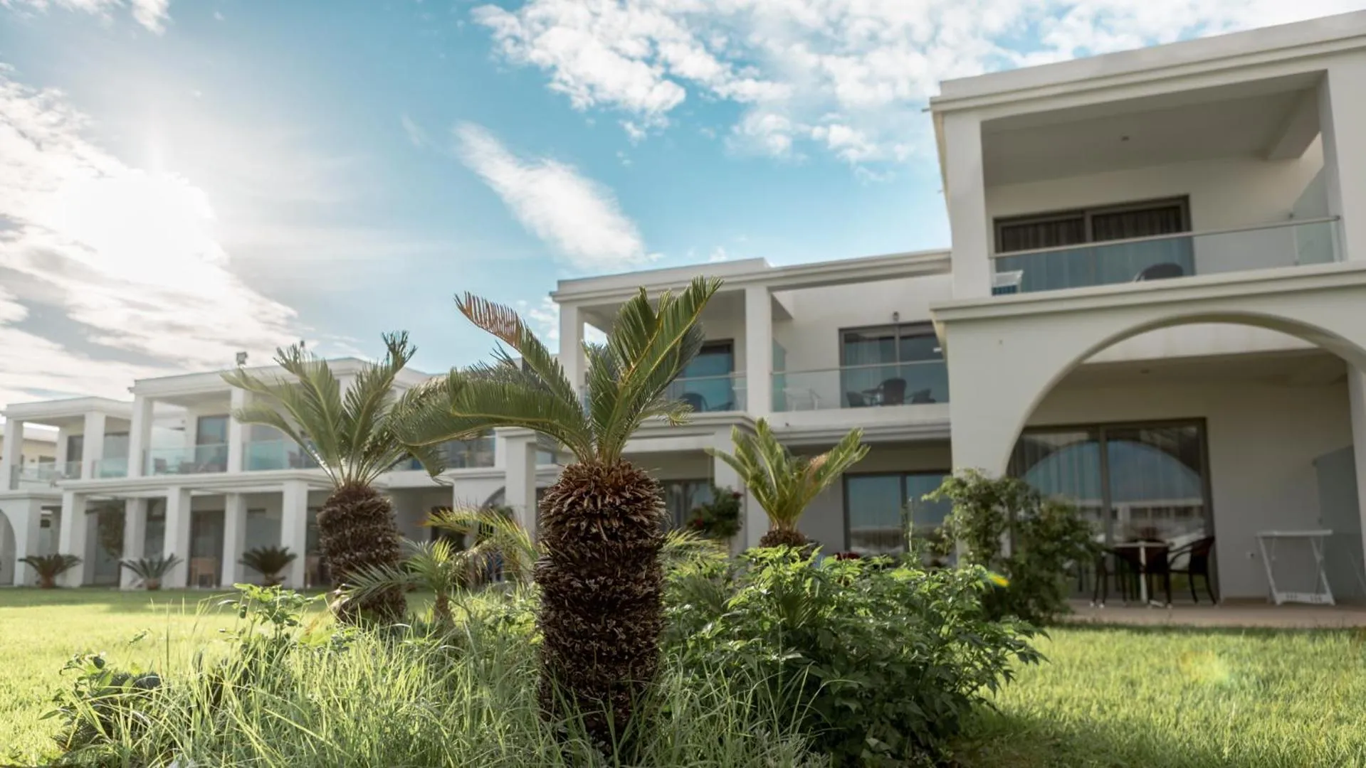 Garden view in Asterias Beach Resort