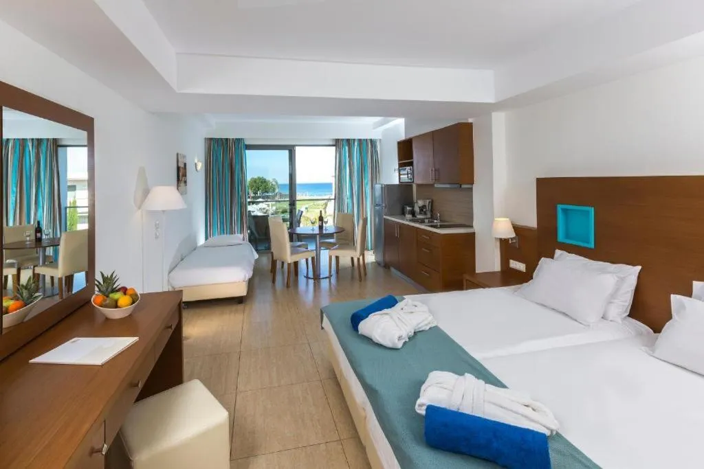 Bed in Asterias Beach Resort