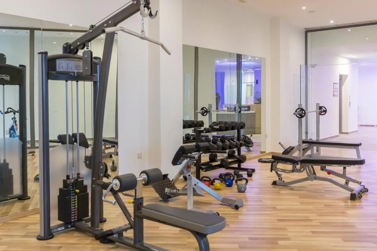 Fitness centre/facilities in Asterias Beach Resort