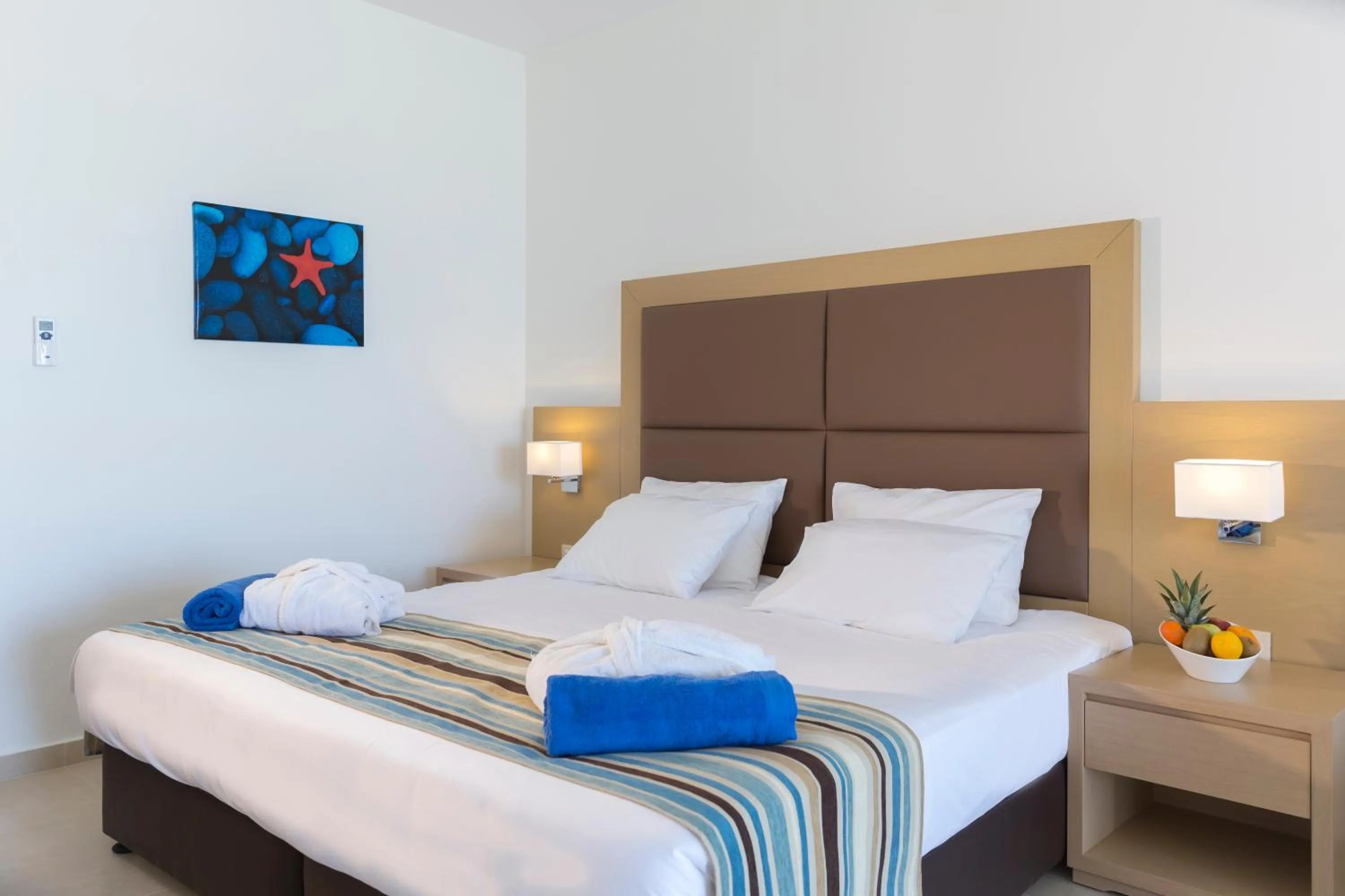 Bed in Asterias Beach Resort