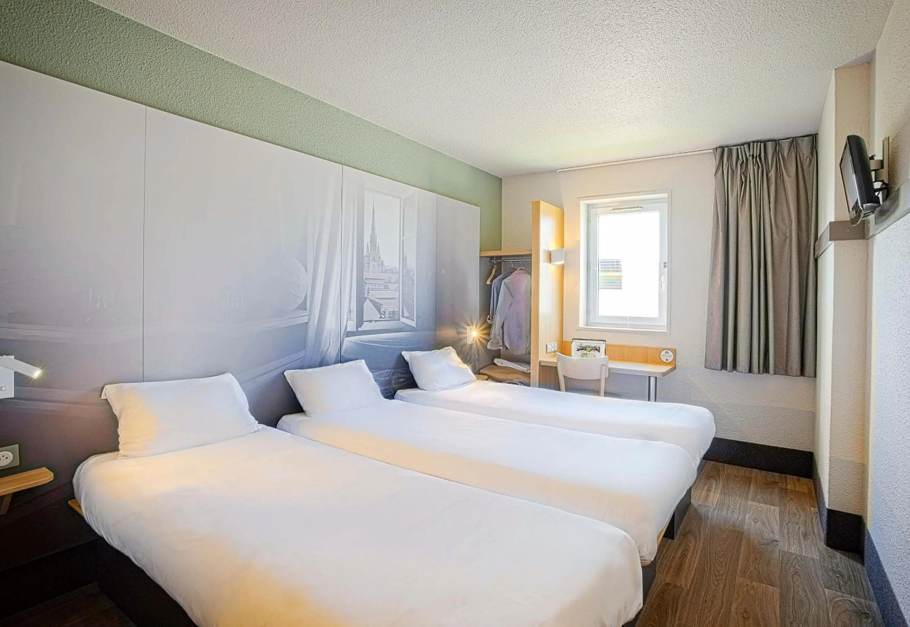 Bedroom, Bed in B&B HOTEL Mulhouse Ile Napoléon