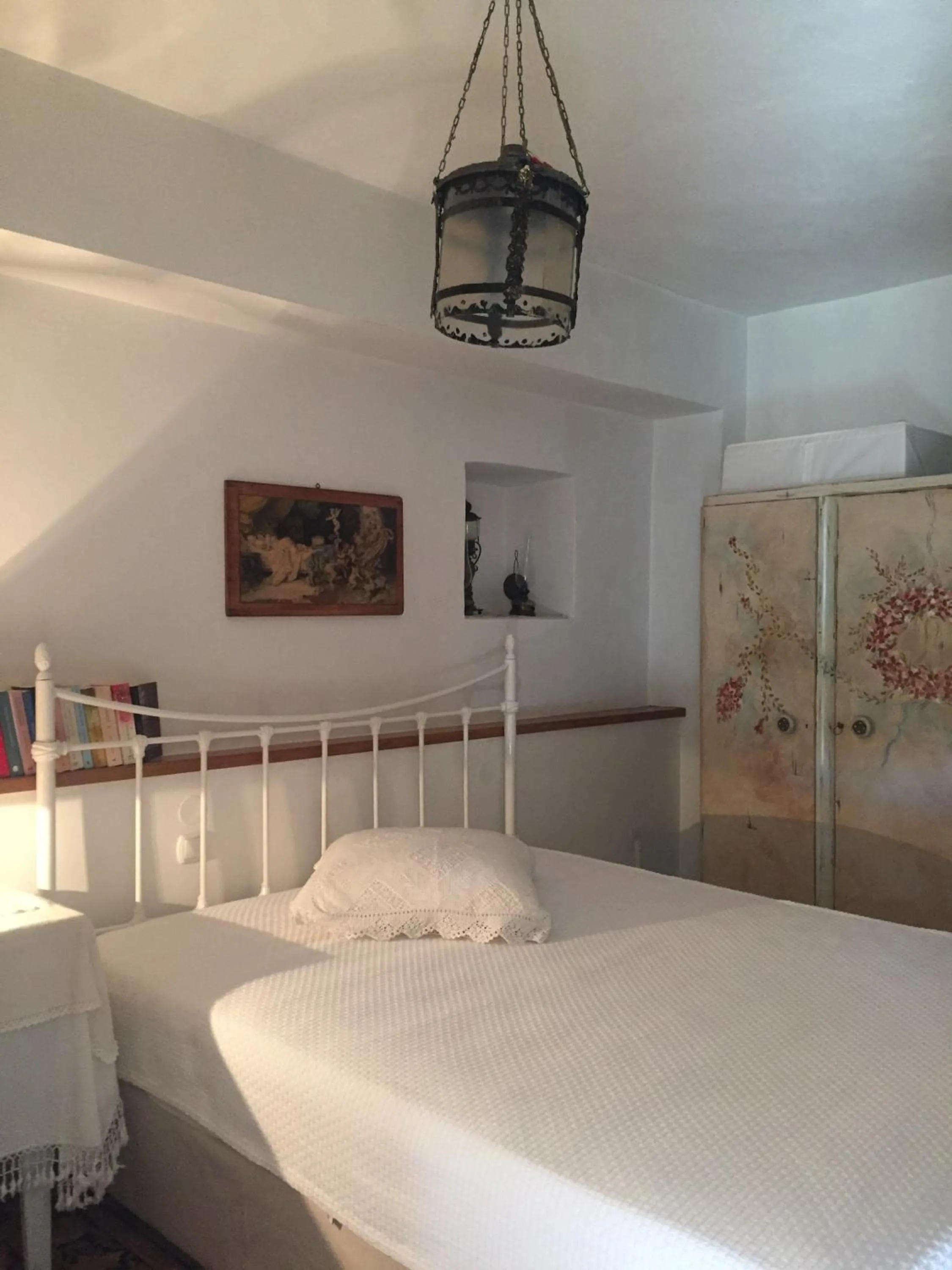 Bed in Stephania's Stone House