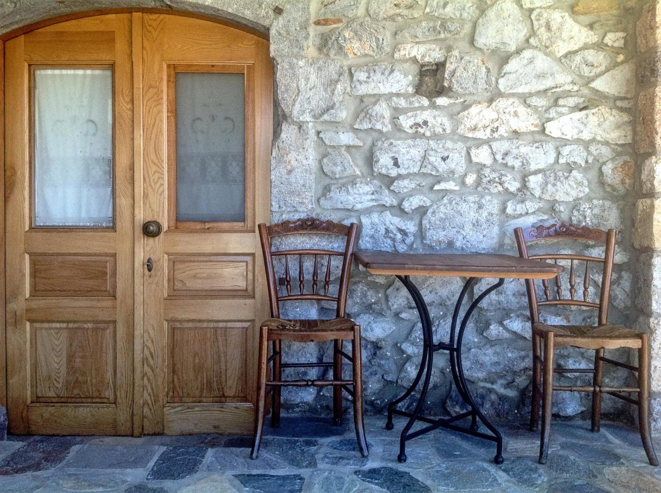 Facade/entrance in Stephania's Stone House