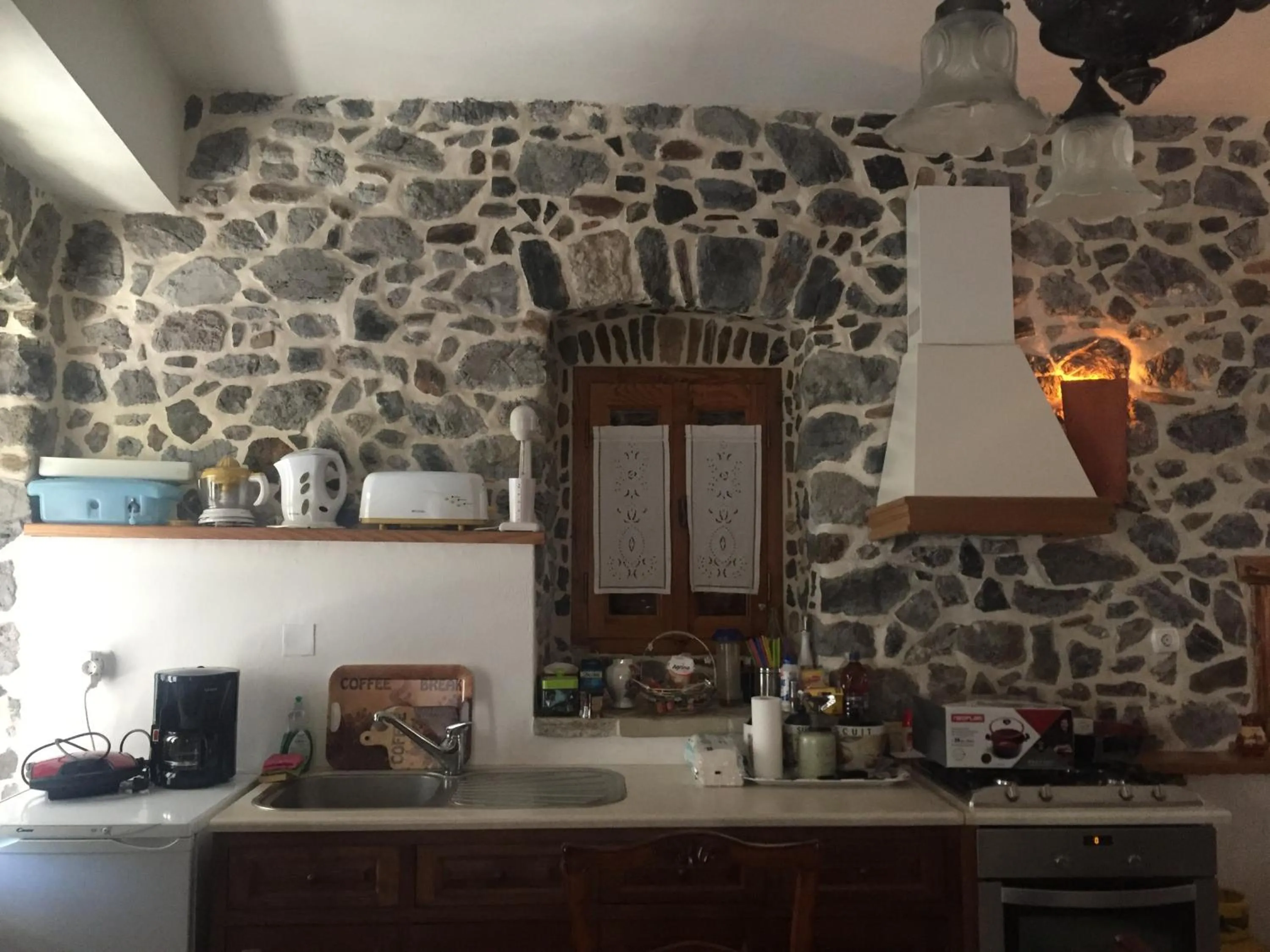 Kitchen or kitchenette in Stephania's Stone House