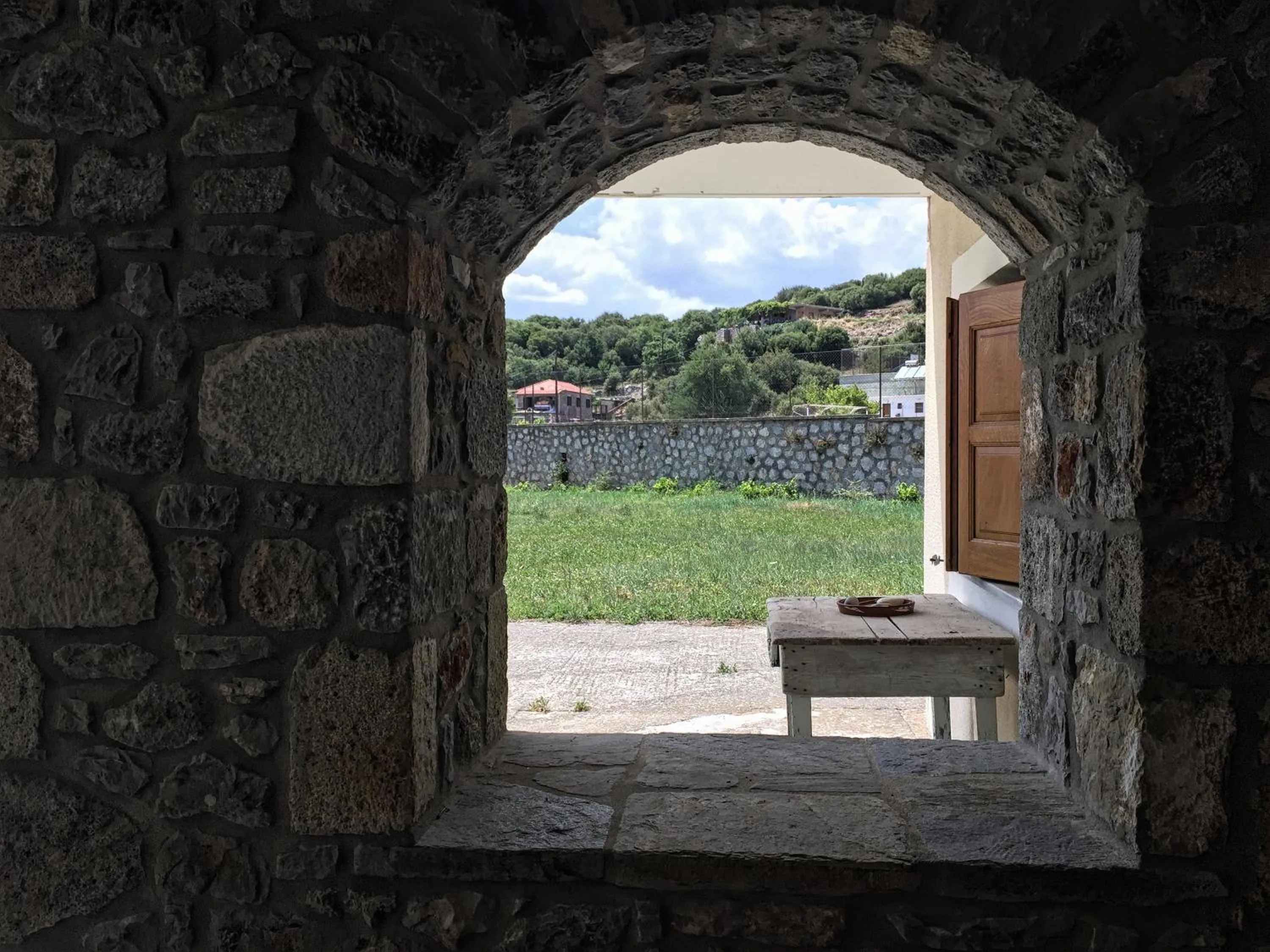 Garden in Stephania's Stone House