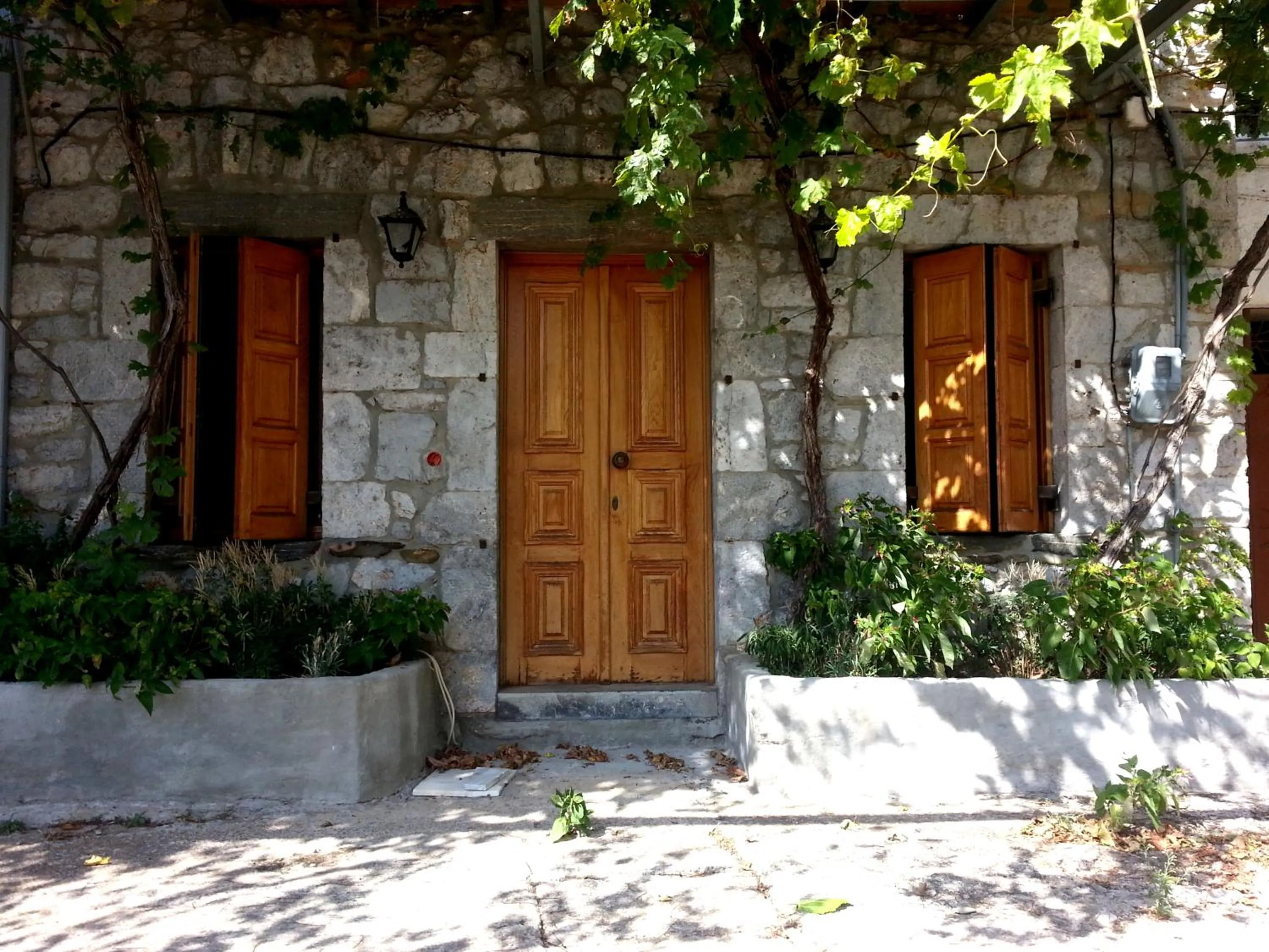 Facade/entrance in Stephania's Stone House