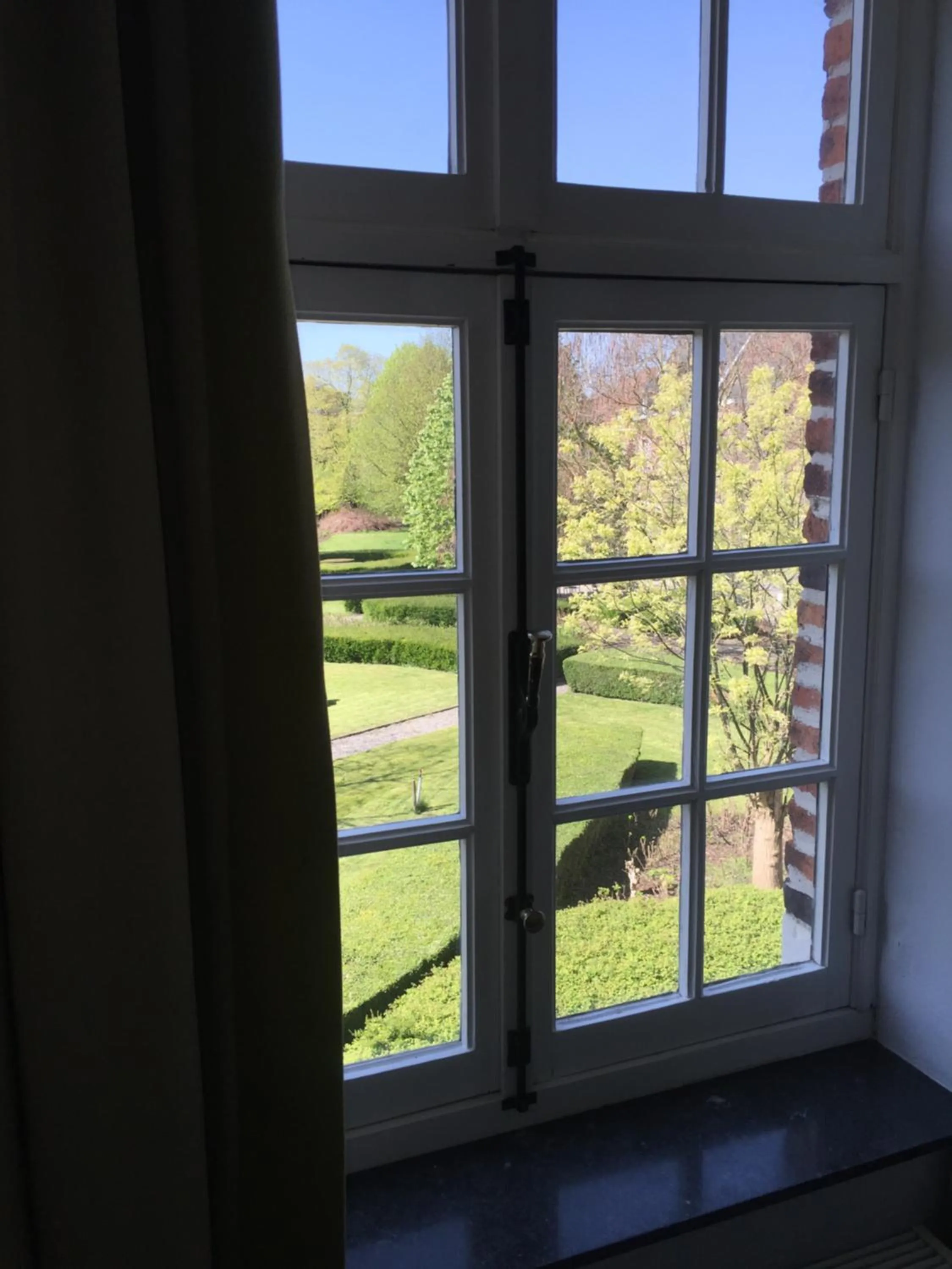 Garden view in Irish College Leuven