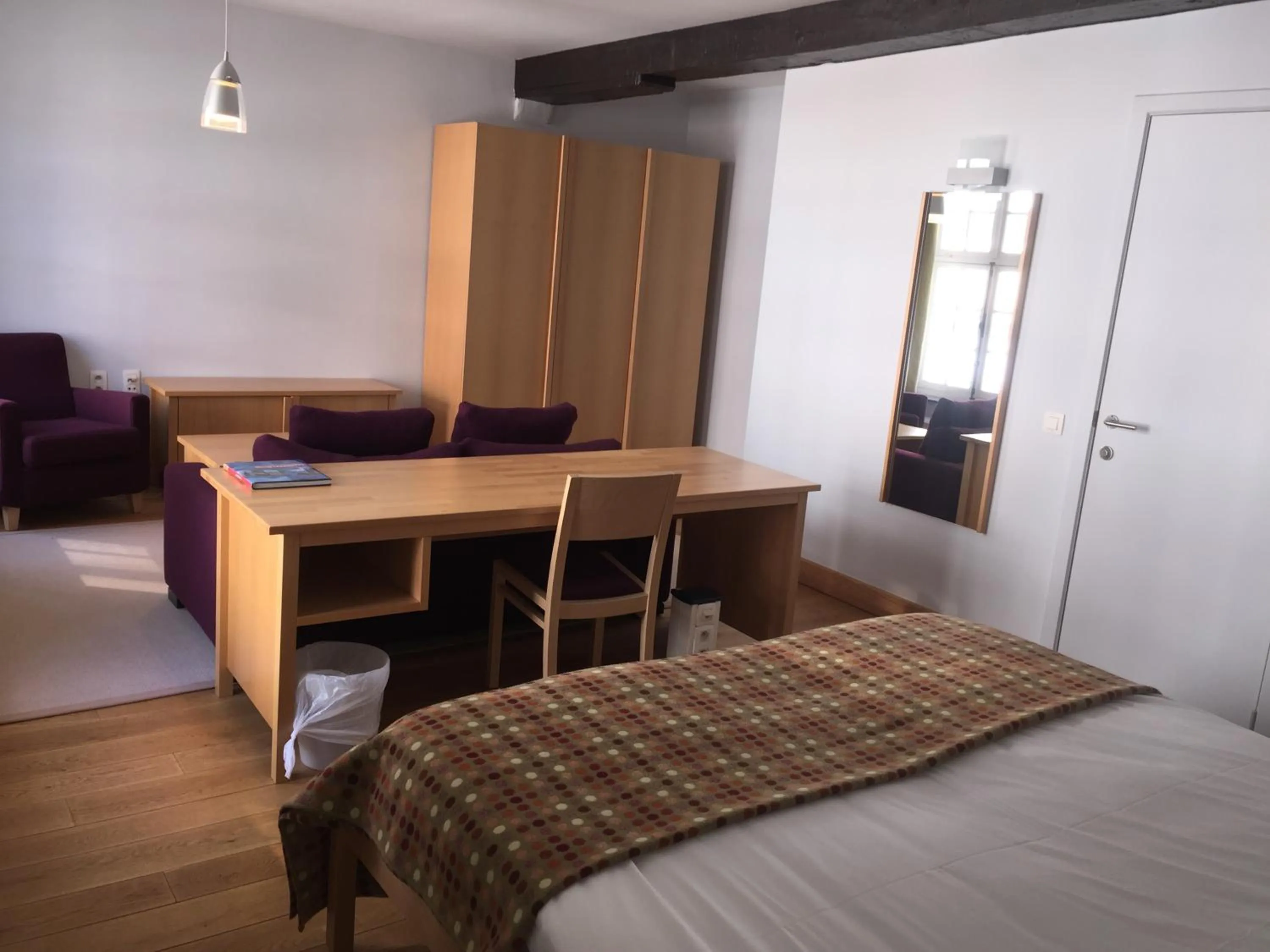 Bedroom, Bed in Irish College Leuven