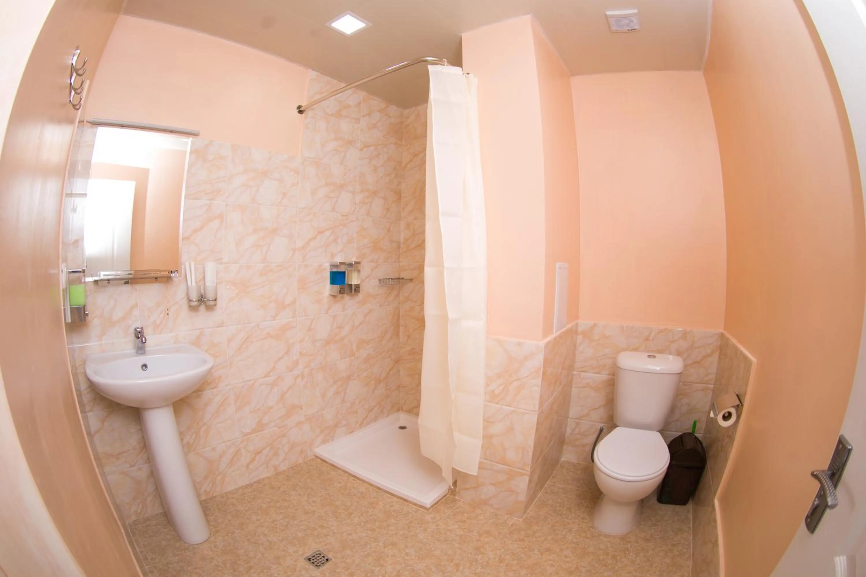 Shower in Star Hotel