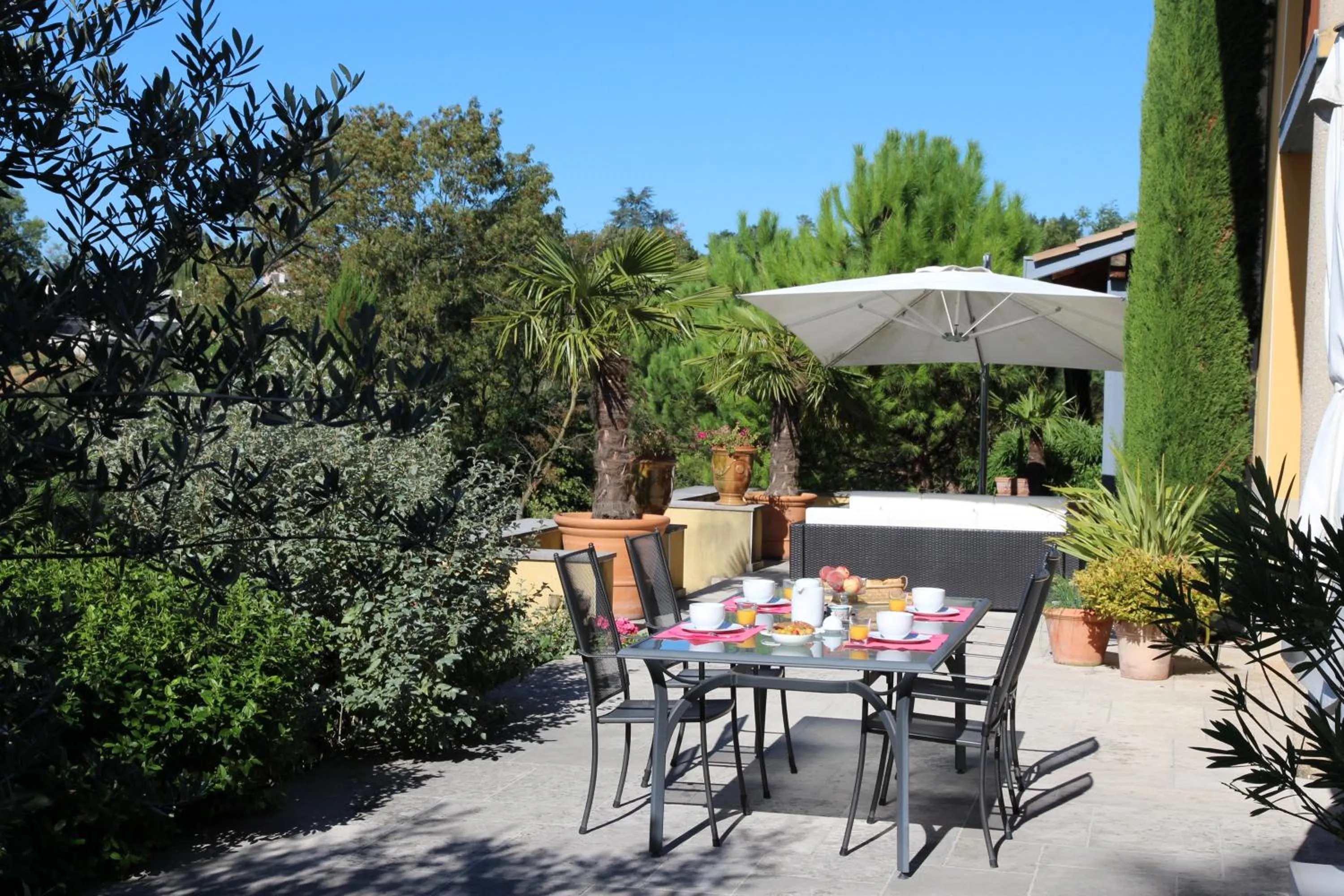 Patio in Le Vallon de Saint André