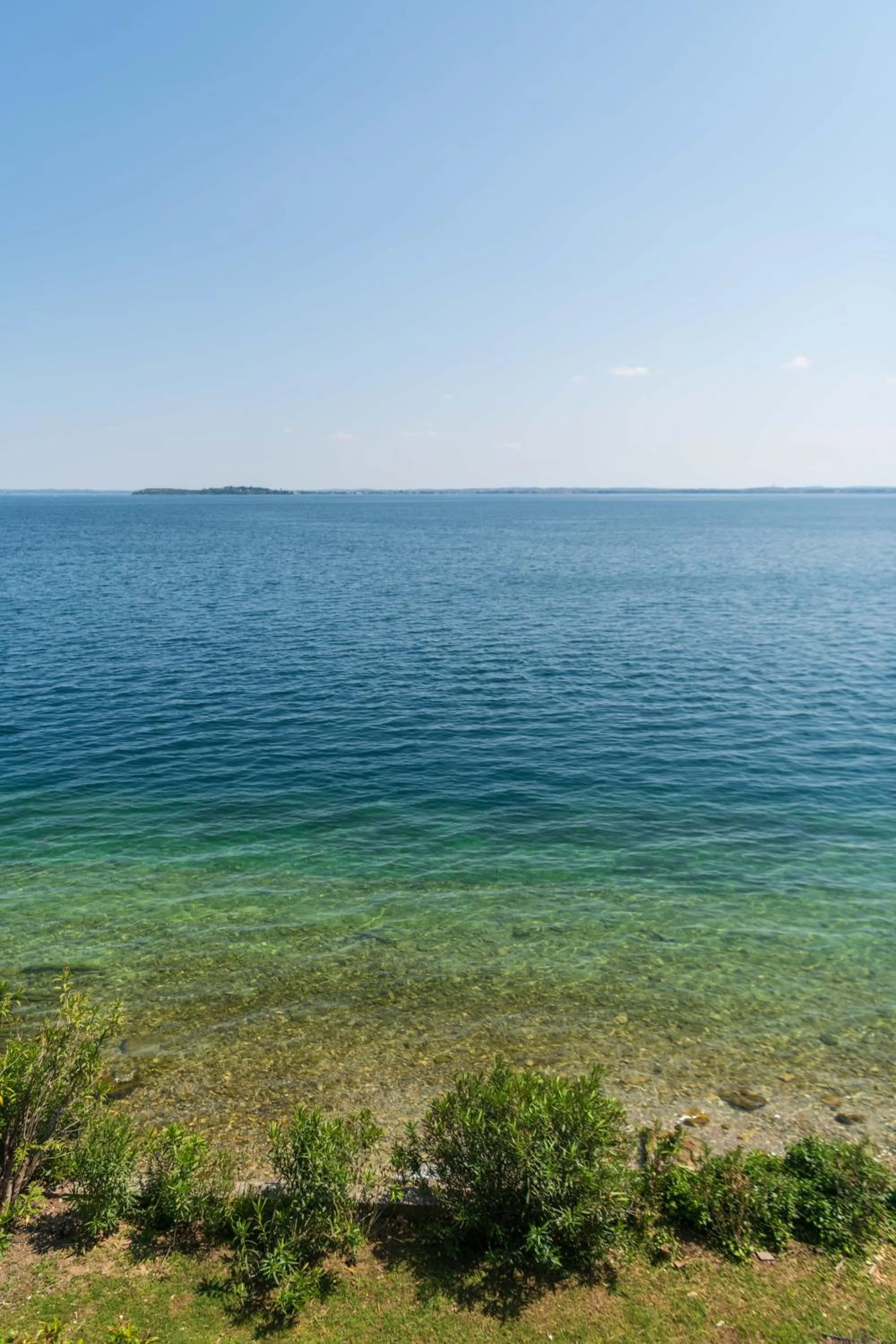 Beach in Holiday Garda Villa Dolcelago Lake Front
