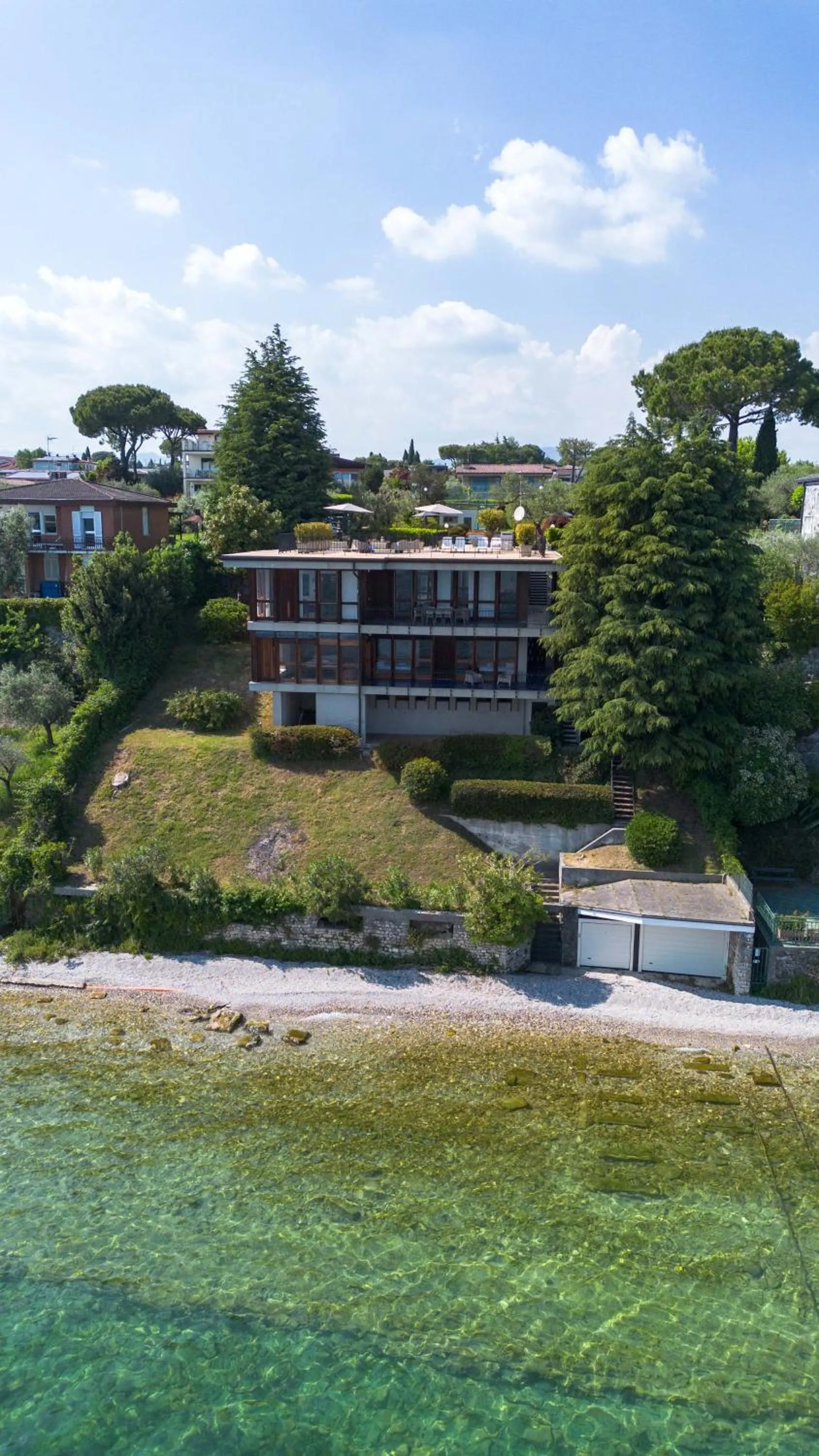 Property building in Holiday Garda Villa Dolcelago Lake Front
