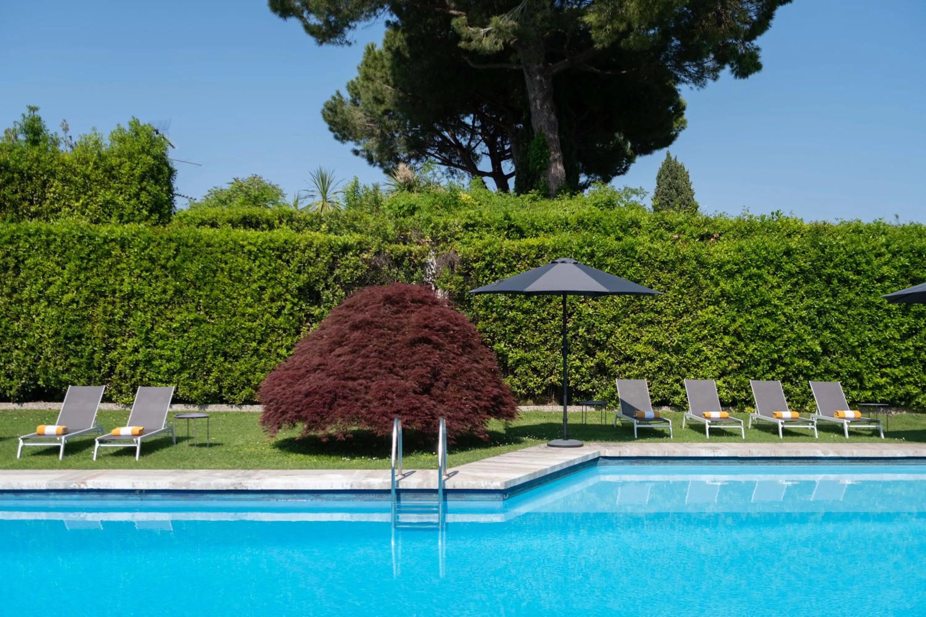 Garden view in Holiday Garda Villa Dolcelago Lake Front