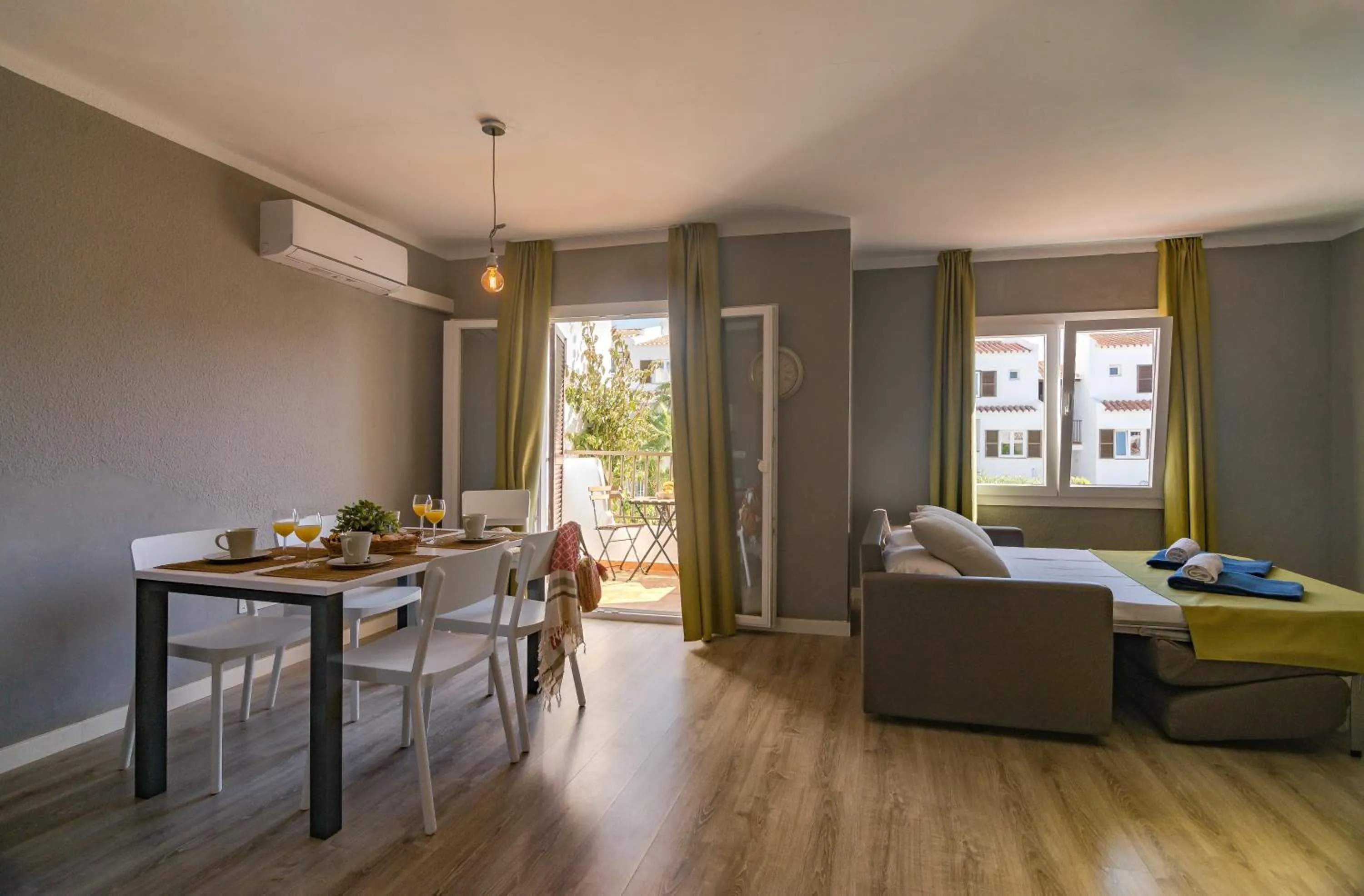 Bed in Aparthotel Nelva Resort