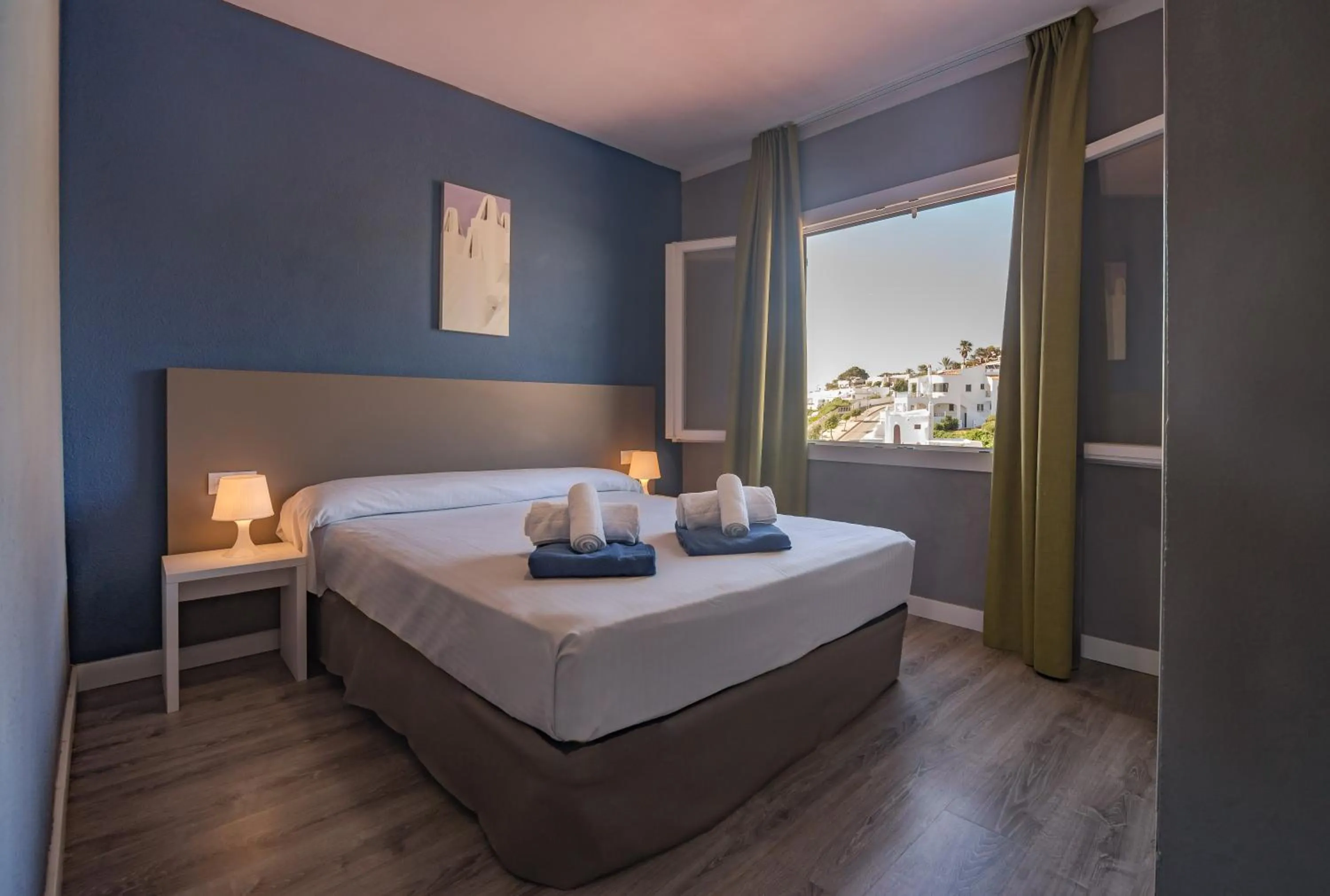 Bed in Aparthotel Nelva Resort