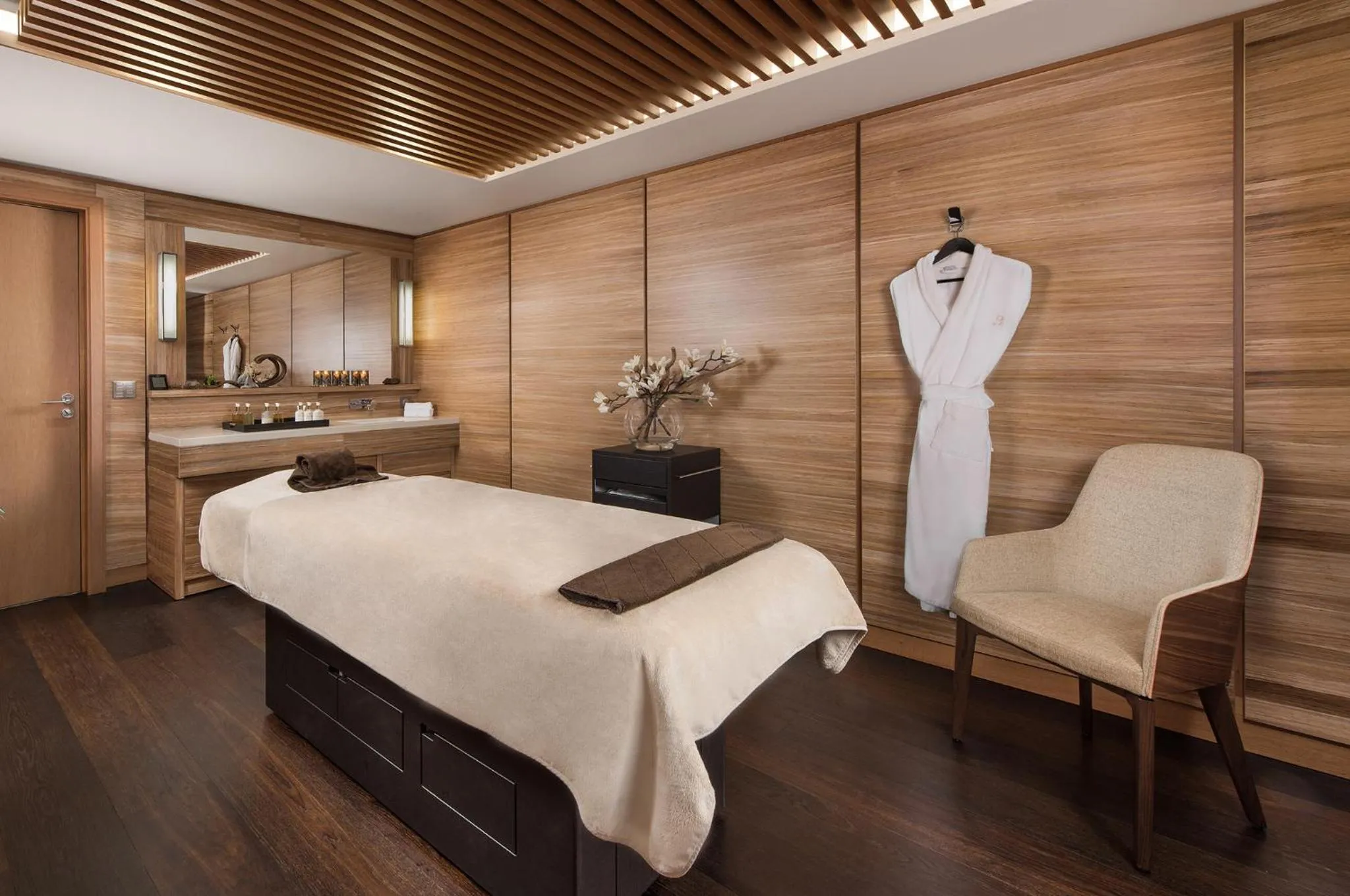 Spa and wellness centre/facilities in Hôtel Barrière Les Neiges Courchevel