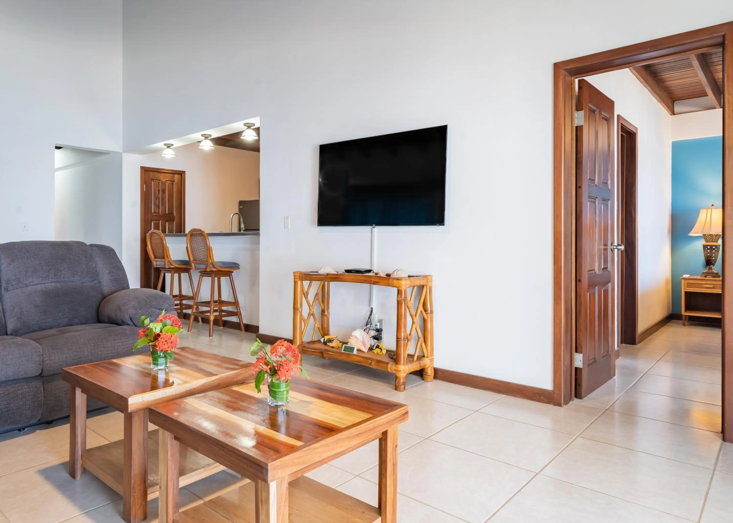 Living room in Tres Cocos Resort