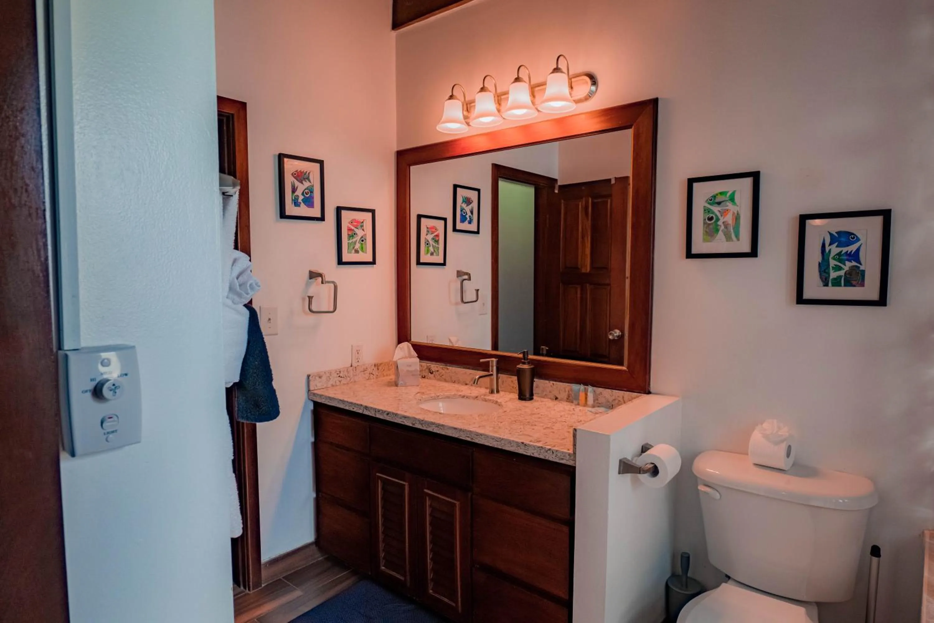Bathroom in Tres Cocos Resort