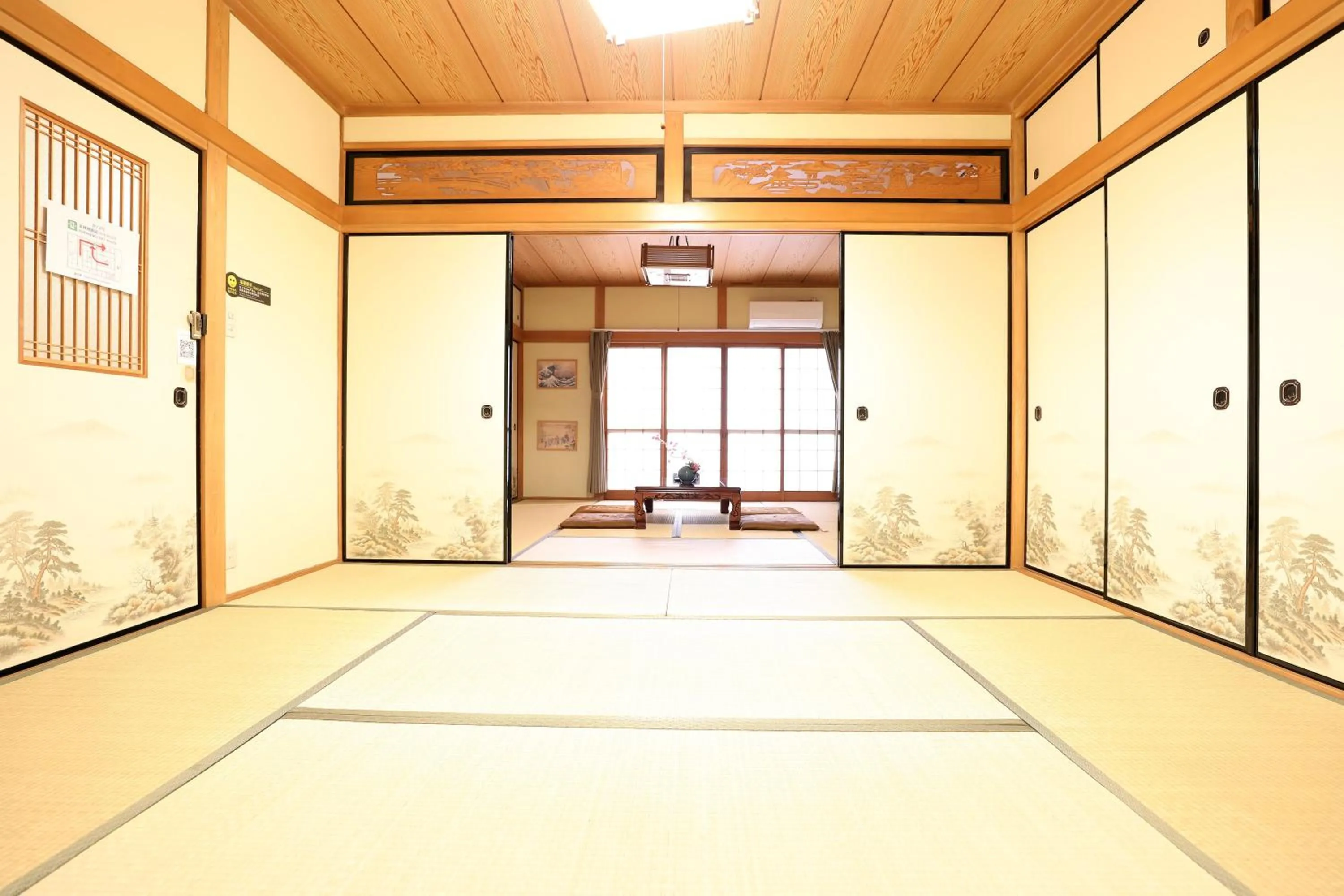 Living room in Osaka Umeda Yuan Hostel