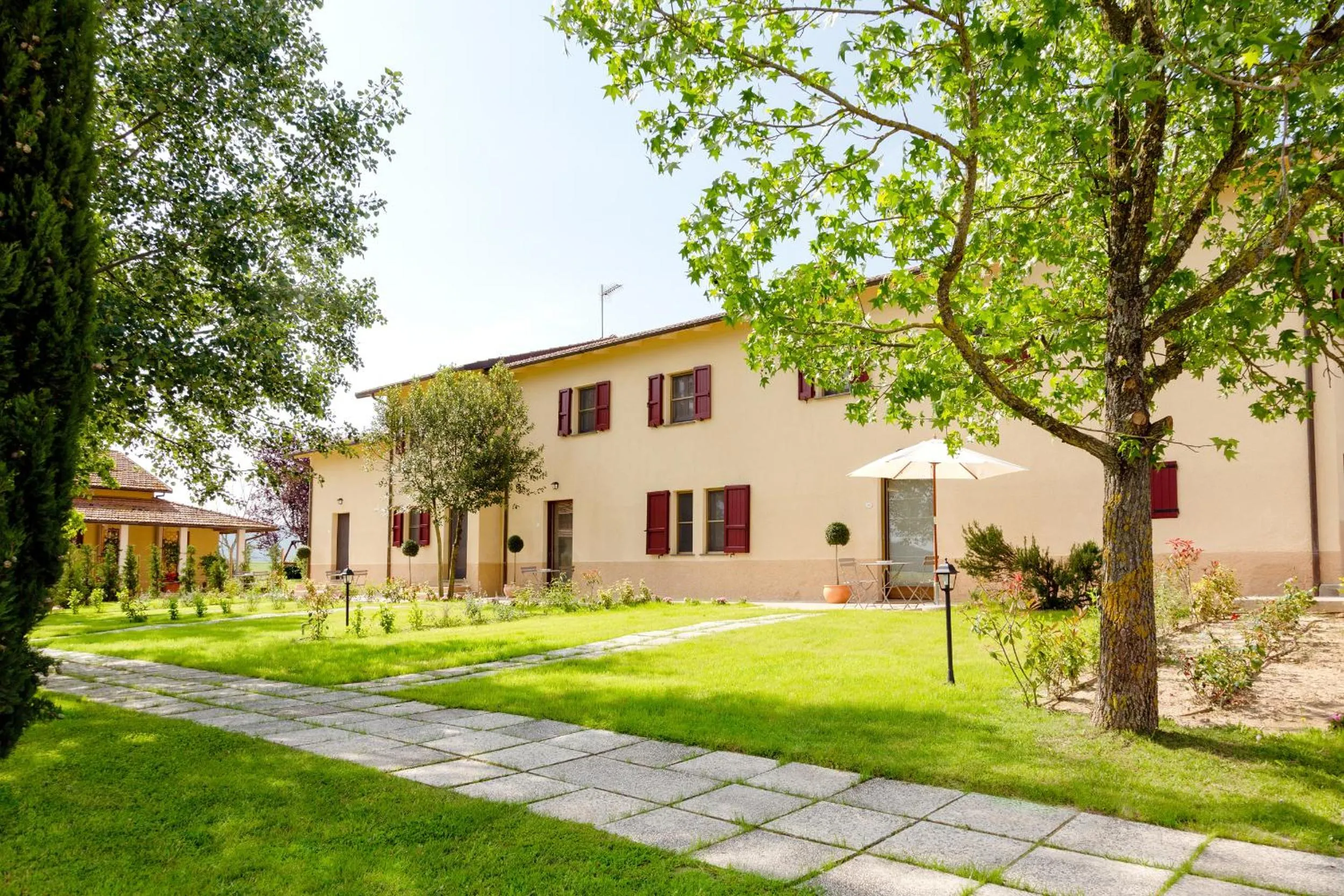 Facade/entrance in Tenuta Lamborghini Golf & Resort