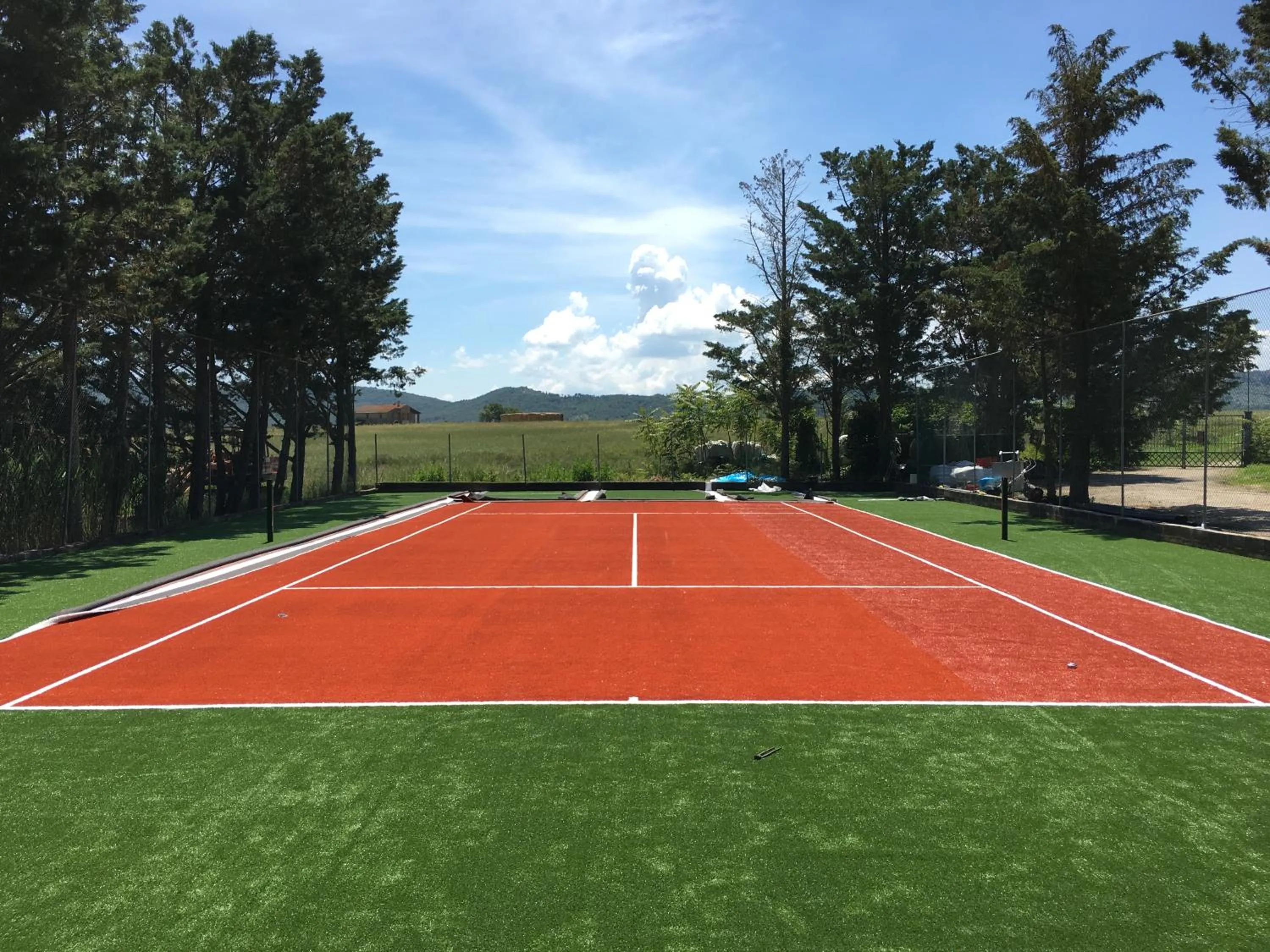 Tennis court in Tenuta Lamborghini Golf & Resort