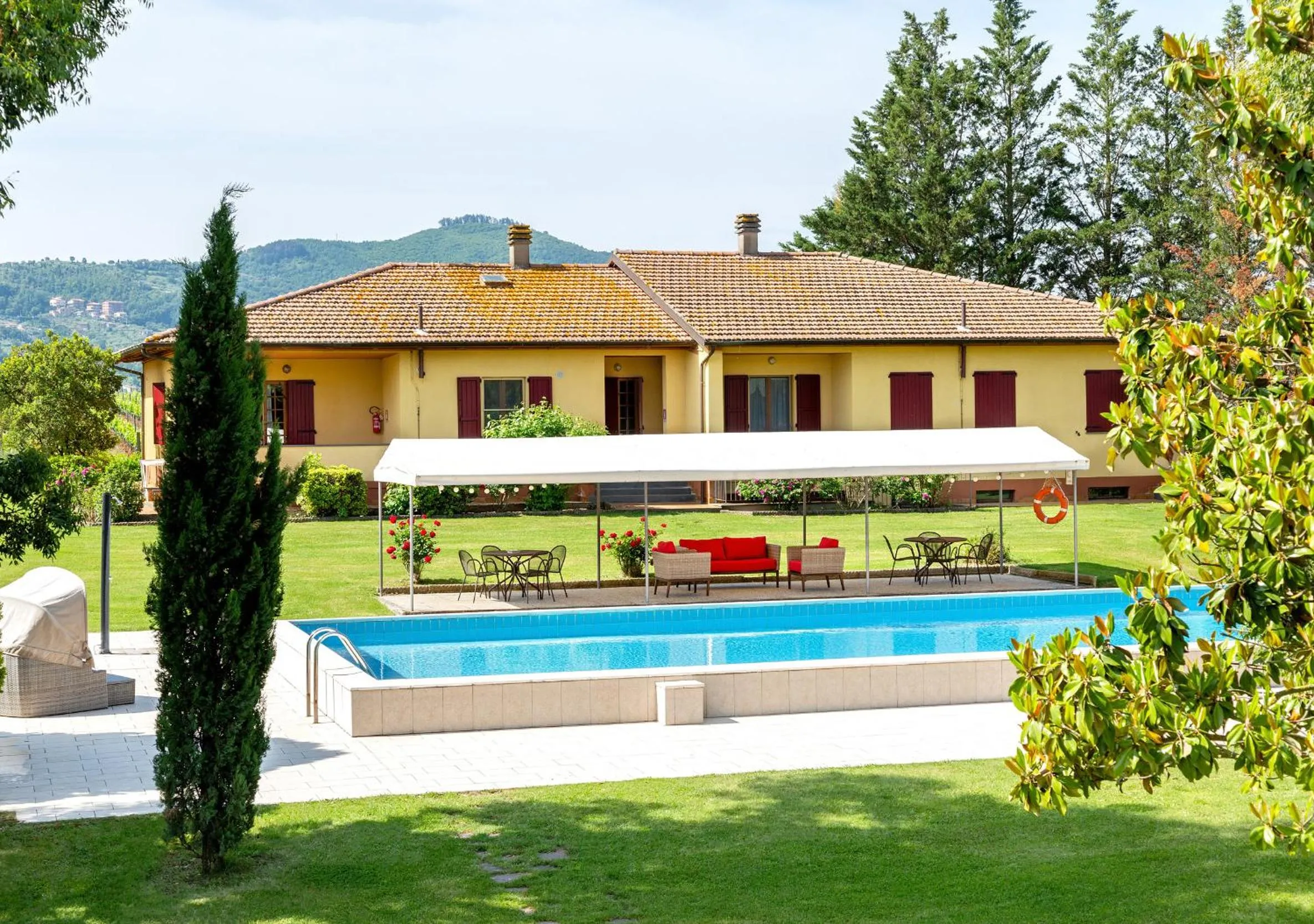 Swimming pool in Tenuta Lamborghini Golf & Resort