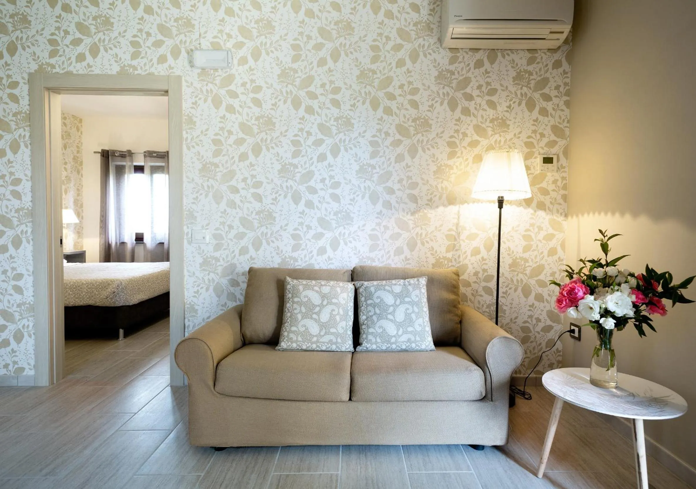Living room, Bed in Tenuta Lamborghini Golf & Resort