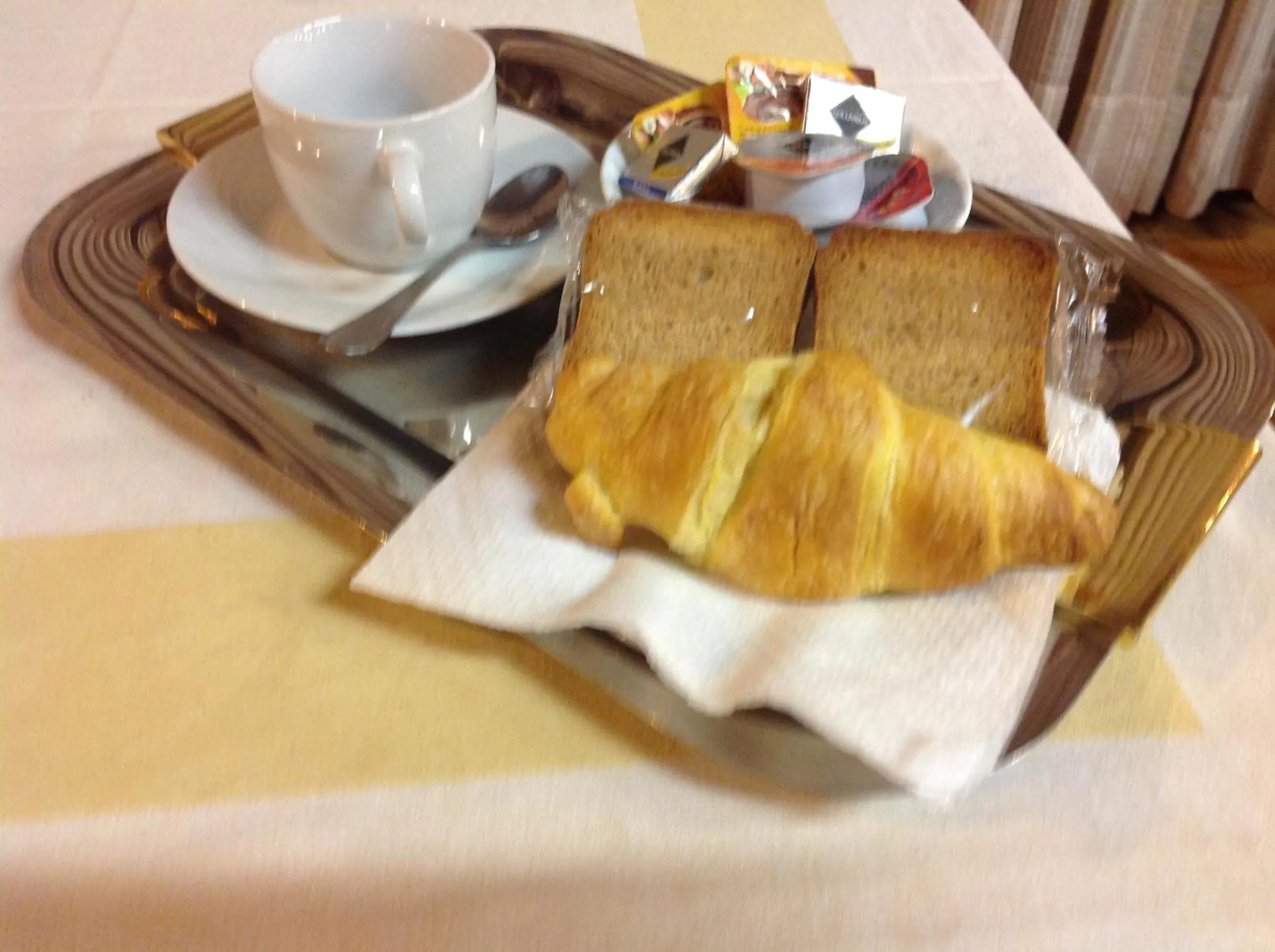 Italian breakfast in Ristorante Albergo Roma