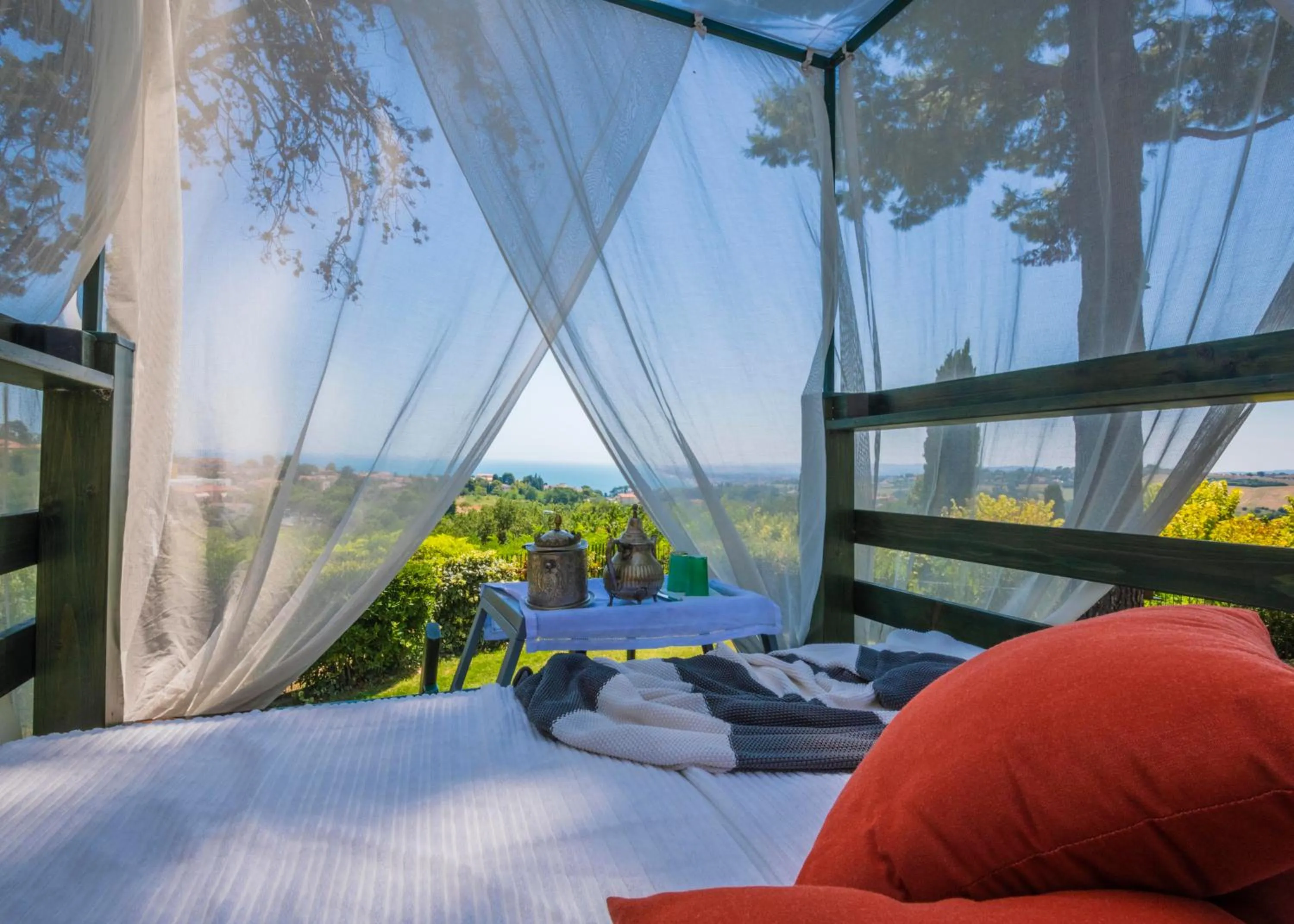 Bed in Tra gli Alberi e il Mare