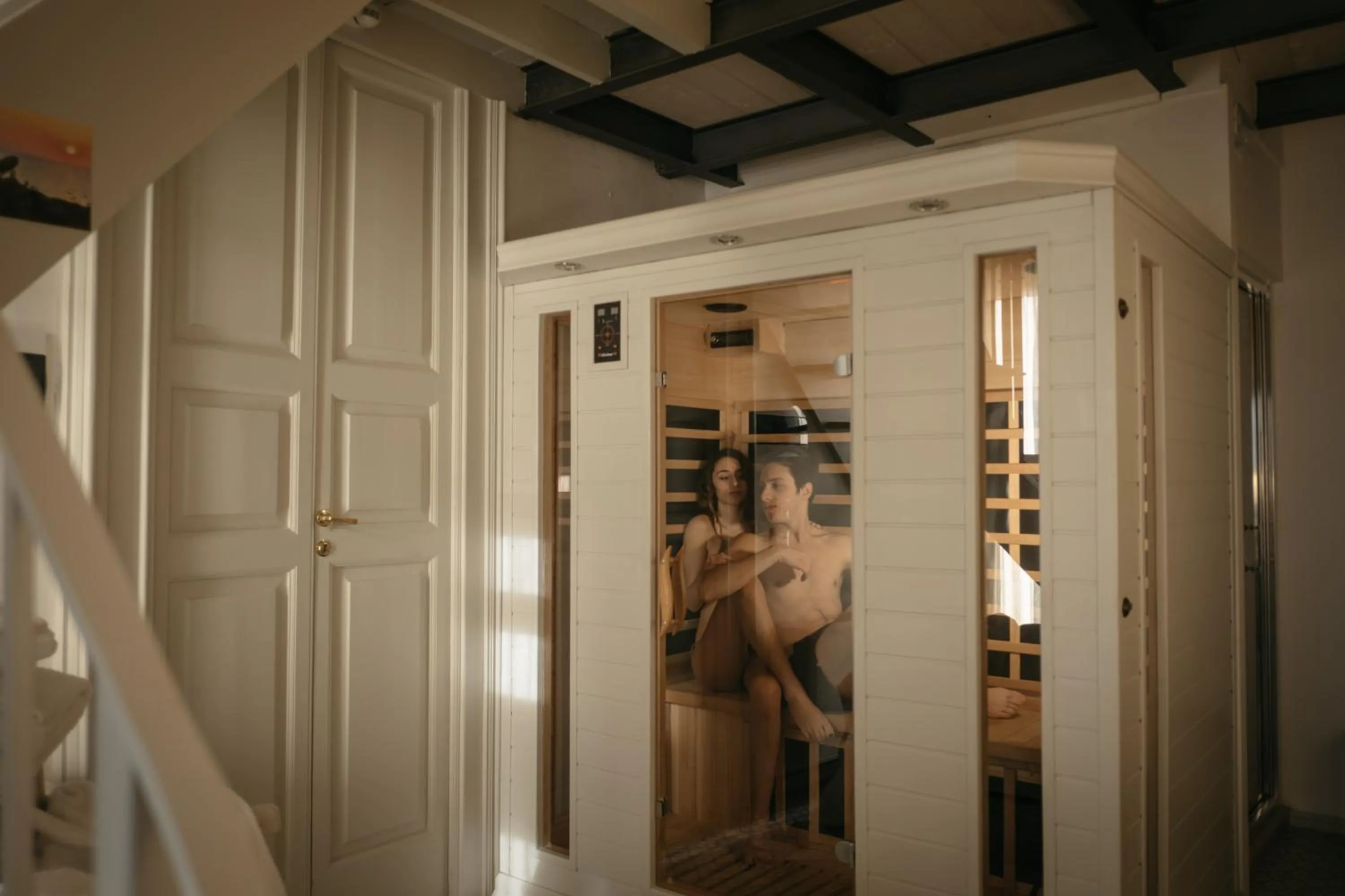 Sauna in Palazzo Mandurino luxury relais