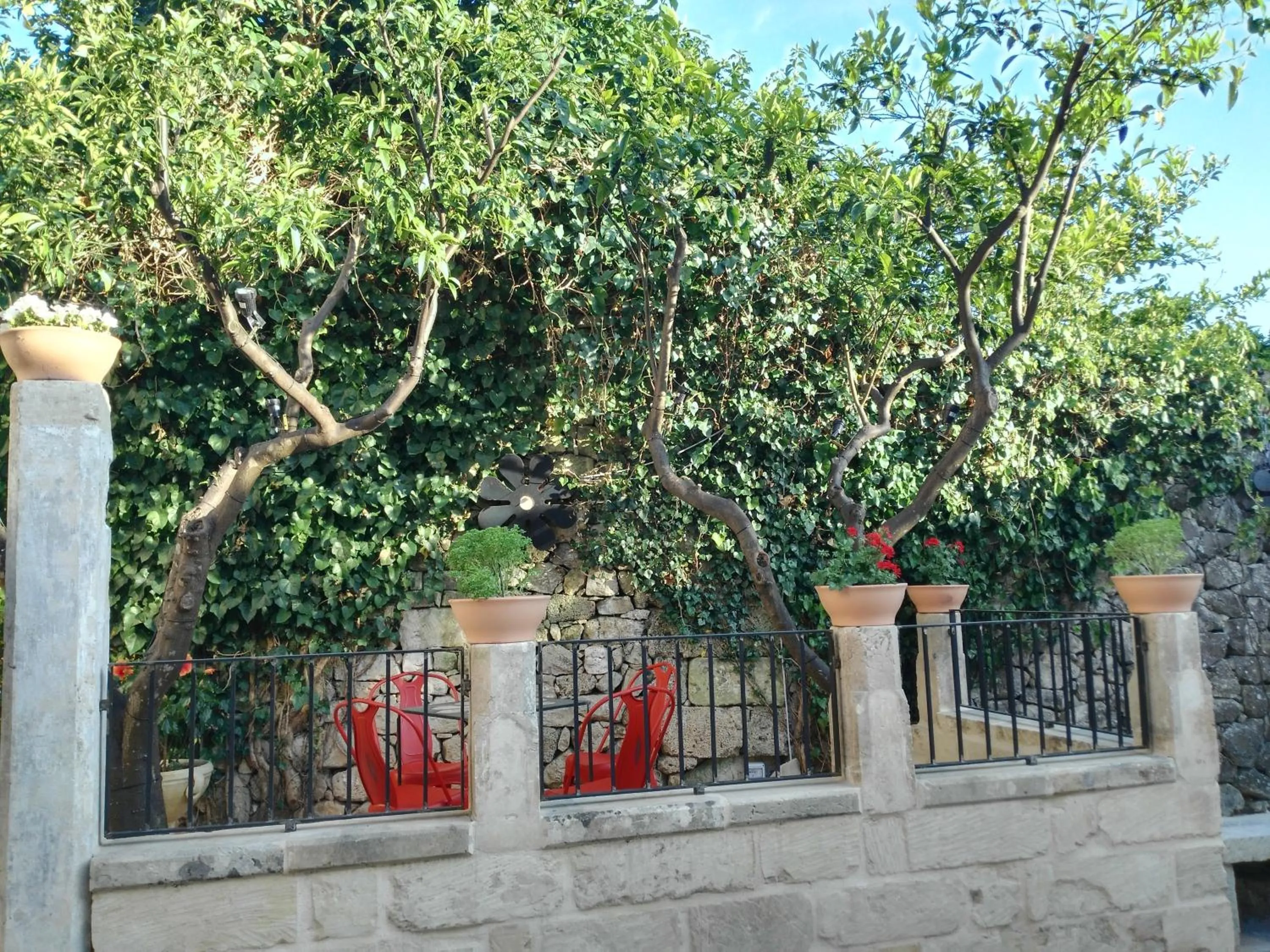 Balcony/Terrace in Palazzo Mandurino luxury relais