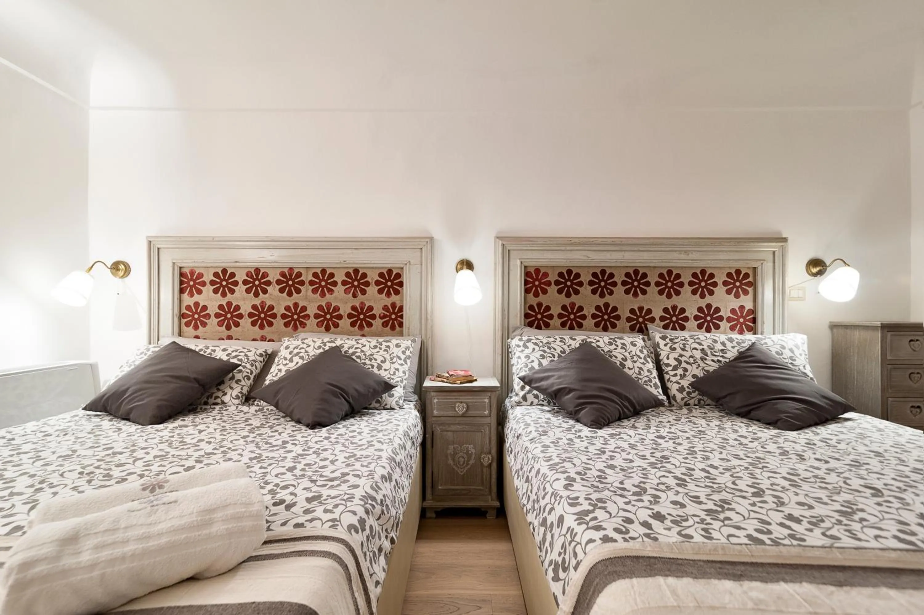 Bed in Palazzo Mandurino luxury relais