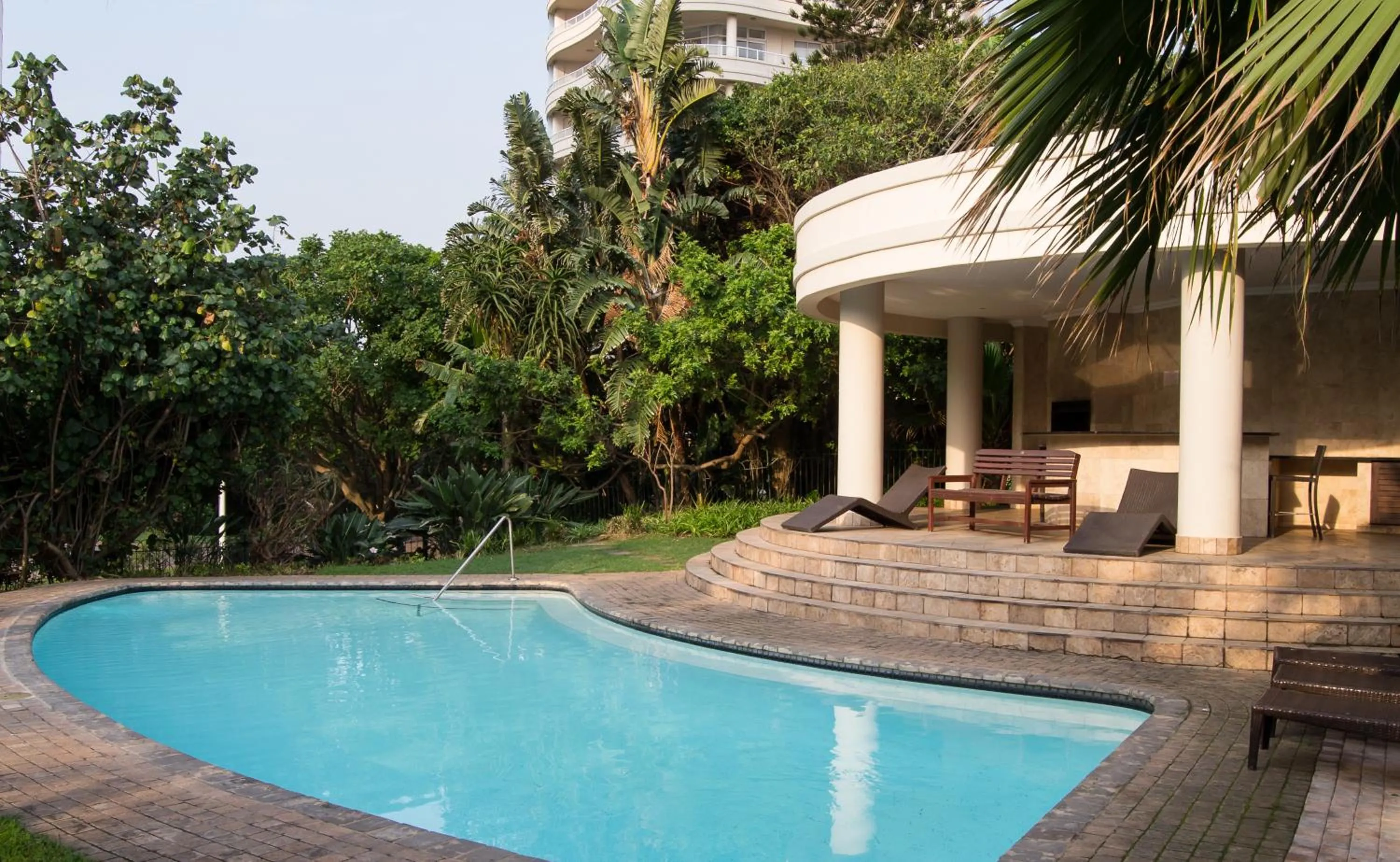 BBQ facilities in 702 Oyster Rock - by Stay in Umhlanga