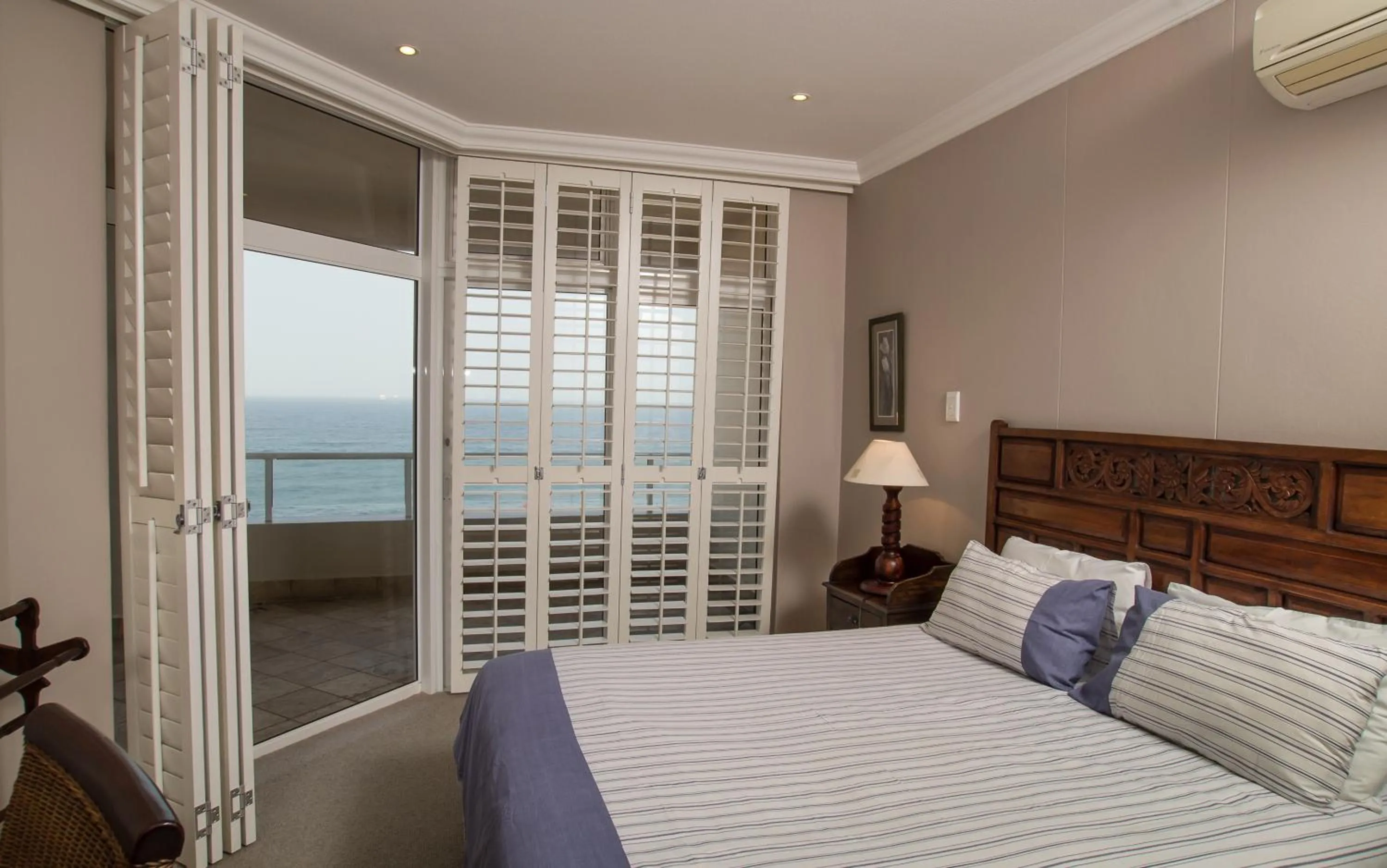 Patio, Bed in 702 Oyster Rock - by Stay in Umhlanga