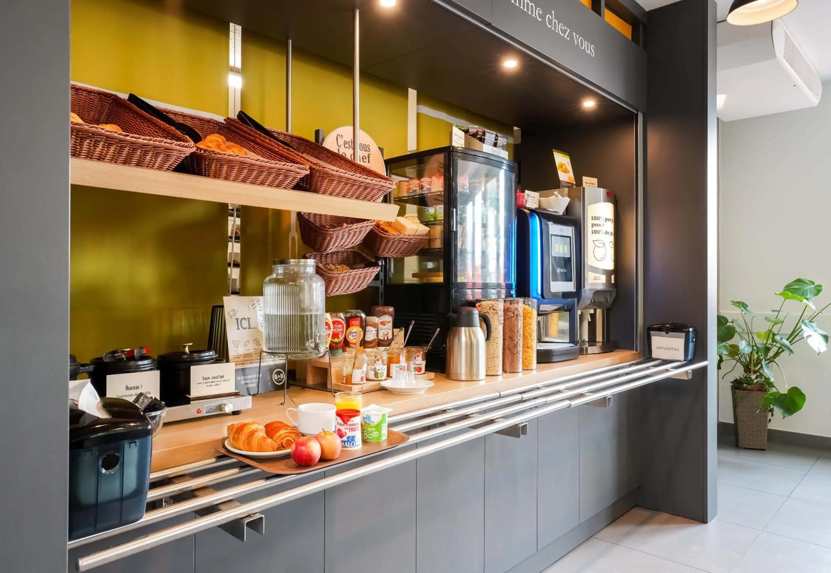 Buffet breakfast in B&B HOTEL Goussainville CDG