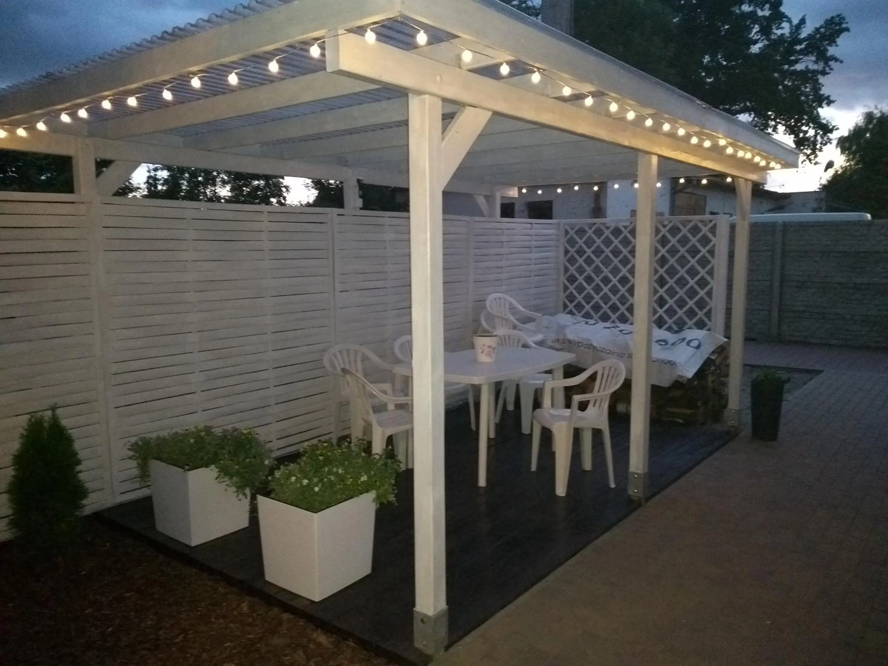 Patio in Hostel Przed Świtem