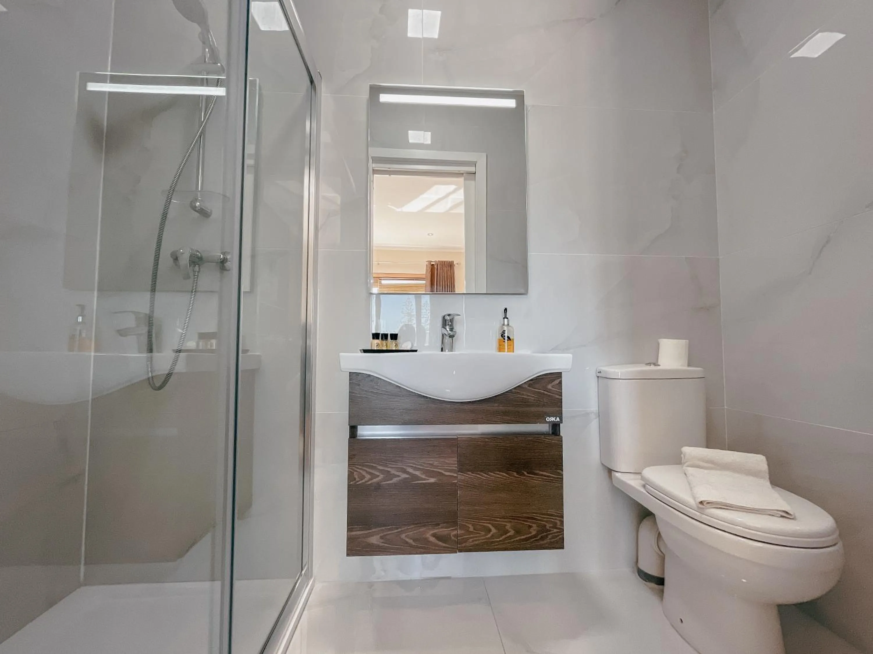 Bathroom in IL-Gardjola Bed and Breakfast