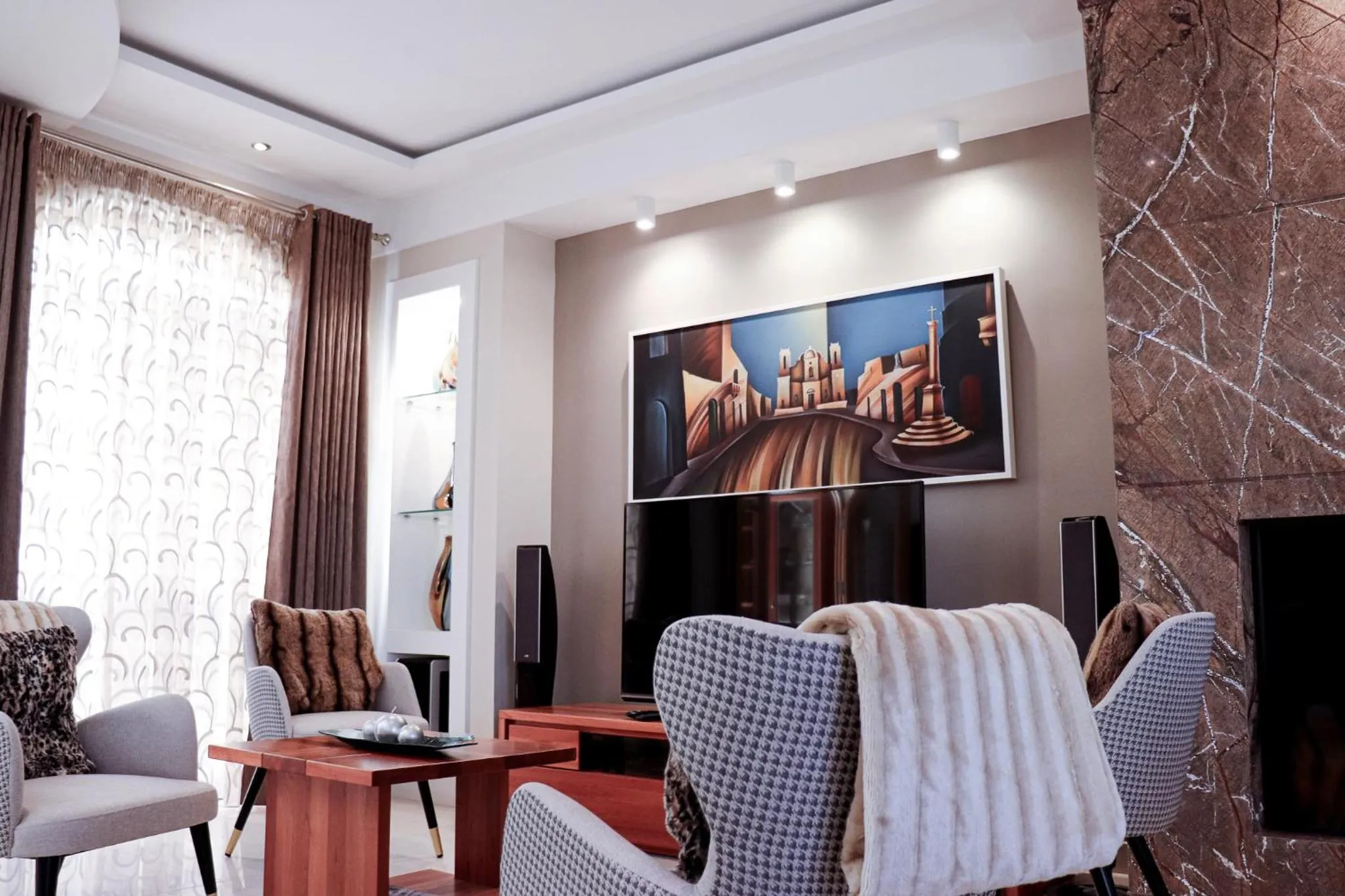 Living room in IL-Gardjola Bed and Breakfast