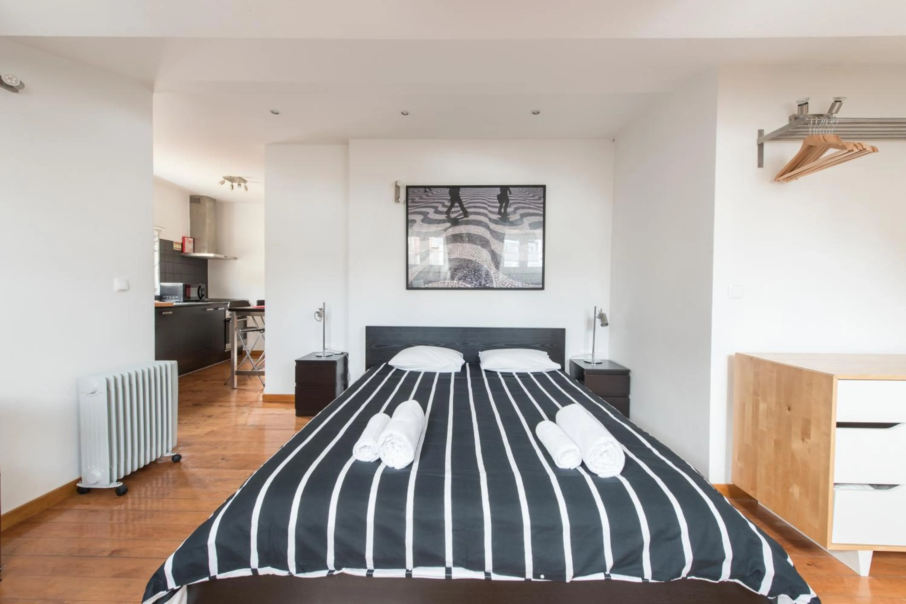 Bedroom, Bed in Cozy apartment in Bairro Alto